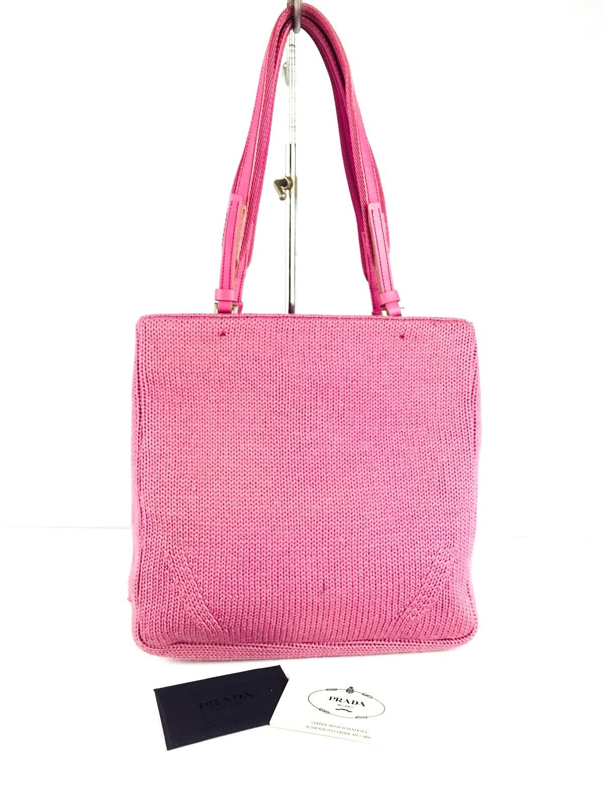 Prada × Vintage ❌Last Drop❌ 🔥Rare🔥Authentic Prada Pink Shoulder Bag Size ONE SIZE - 1 Thumbnail
