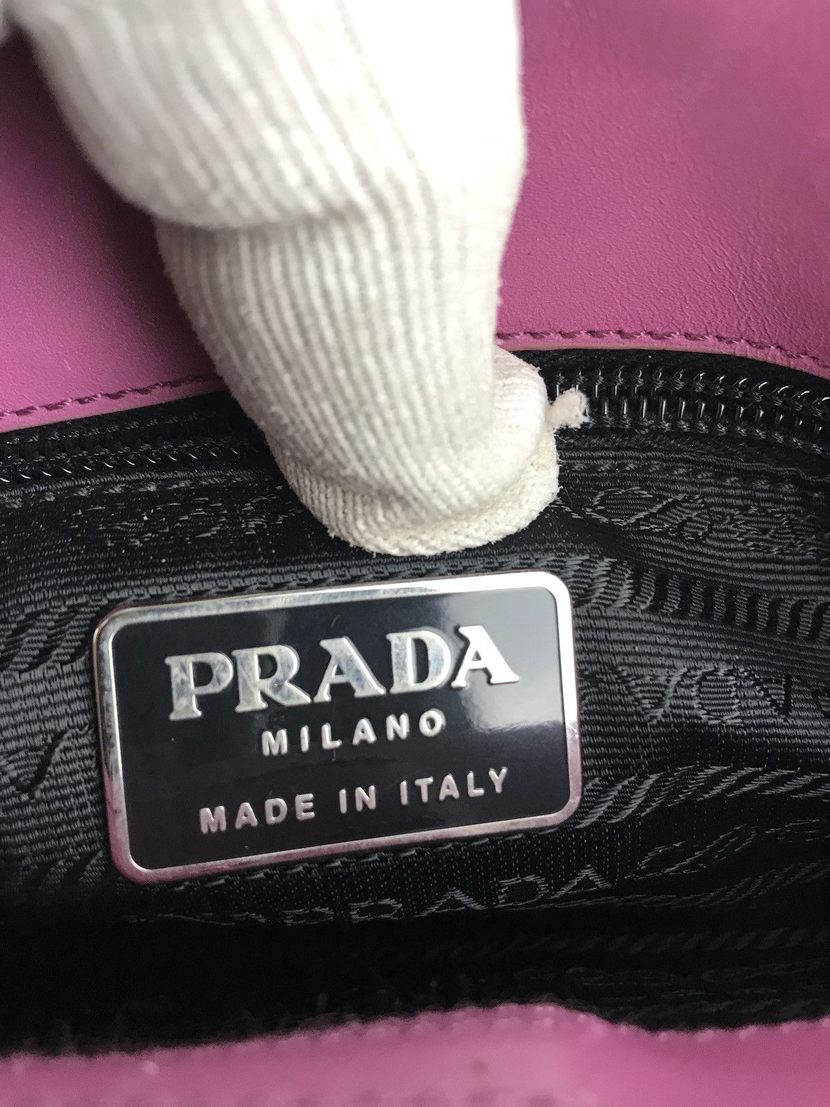 Prada × Vintage ❌Last Drop❌ 🔥Rare🔥Authentic Prada Pink Shoulder Bag Size ONE SIZE - 18 Thumbnail