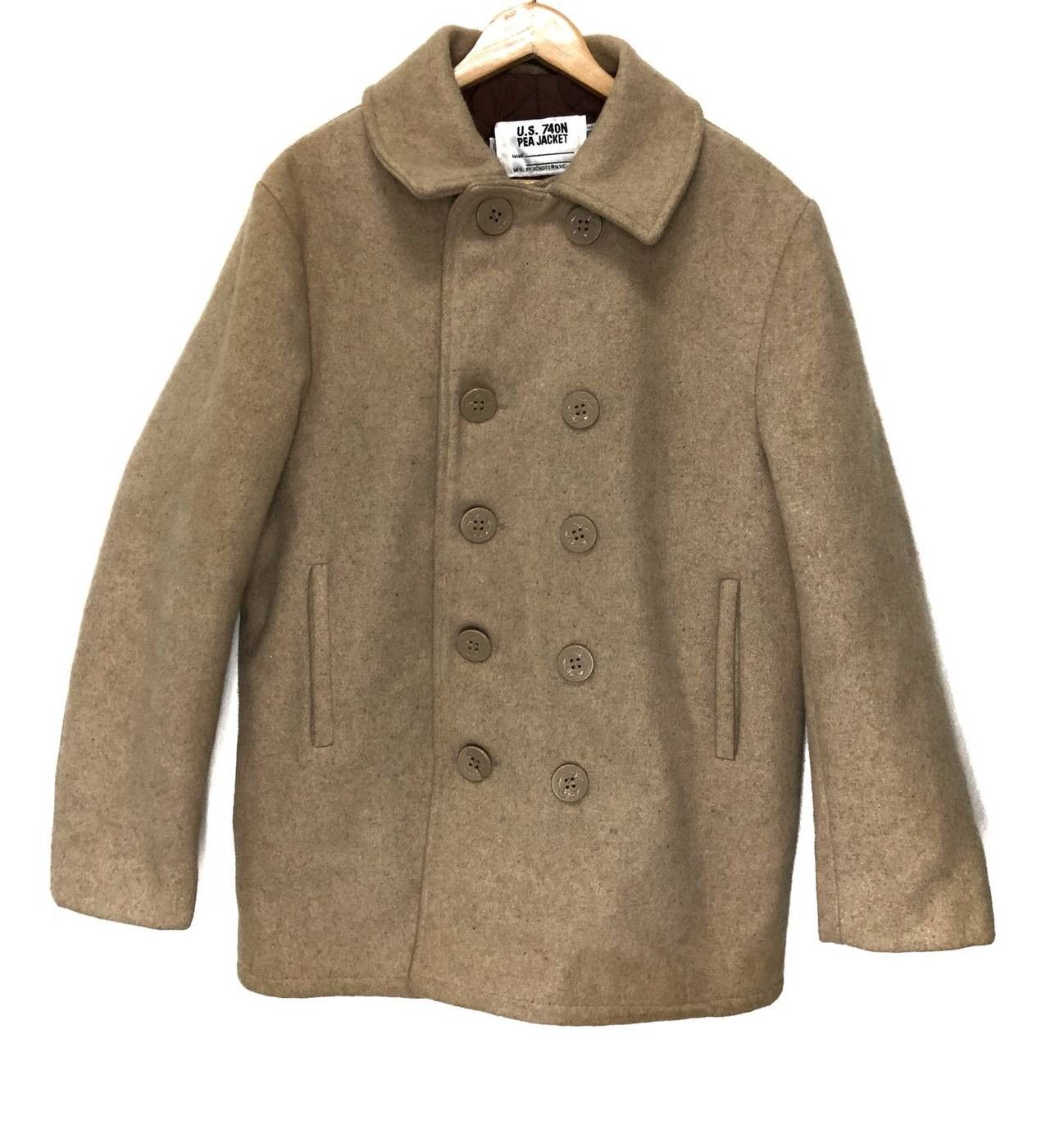 Schott RARE ‼️ Schott NYC Peacoat Double Breasted Wool Winter Coat Size US M / EU 48-50 / 2 - 1 Thumbnail