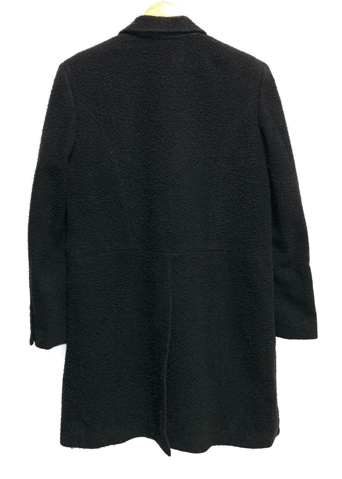 JOHN LAWRENCE SULLIVAN Black Chester Wool Long Jacket Size US S / EU 44-46 / 1 - 3 Thumbnail