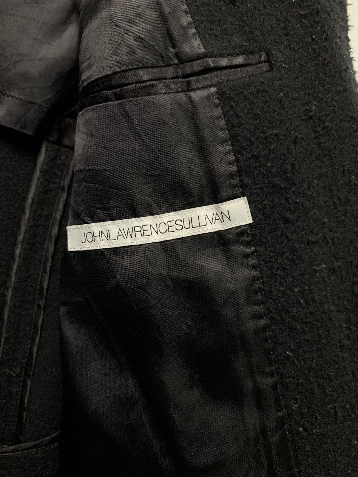 JOHN LAWRENCE SULLIVAN Black Chester Wool Long Jacket Size US S / EU 44-46 / 1 - 6 Thumbnail