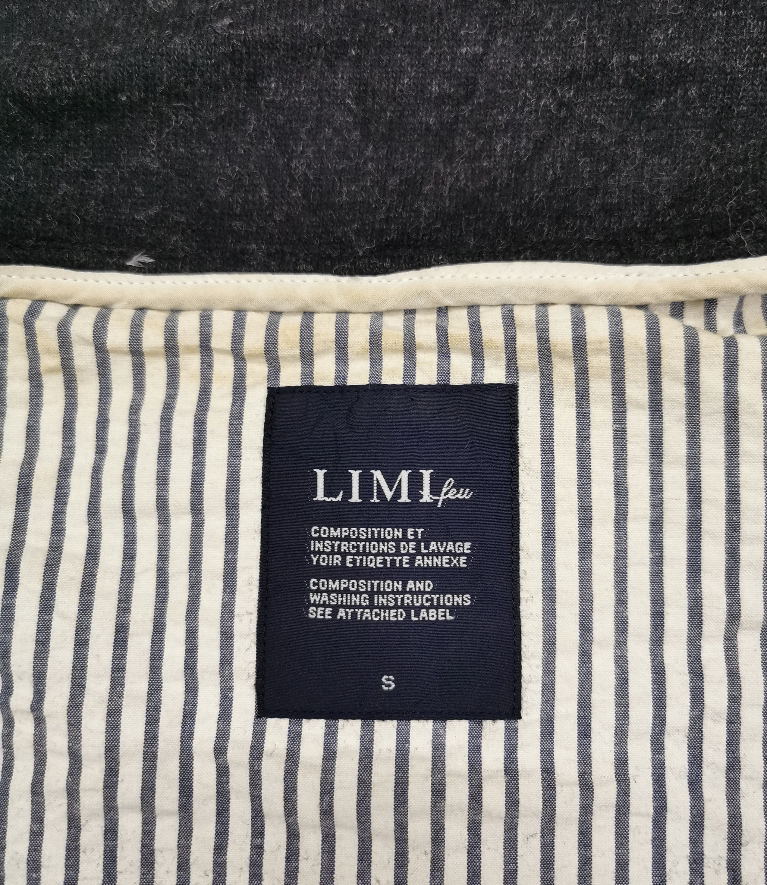 Limi Feu Limi Feu Yohji Yamamoto Wool Jacket Size S / US 4 / IT 40 - 13 Thumbnail