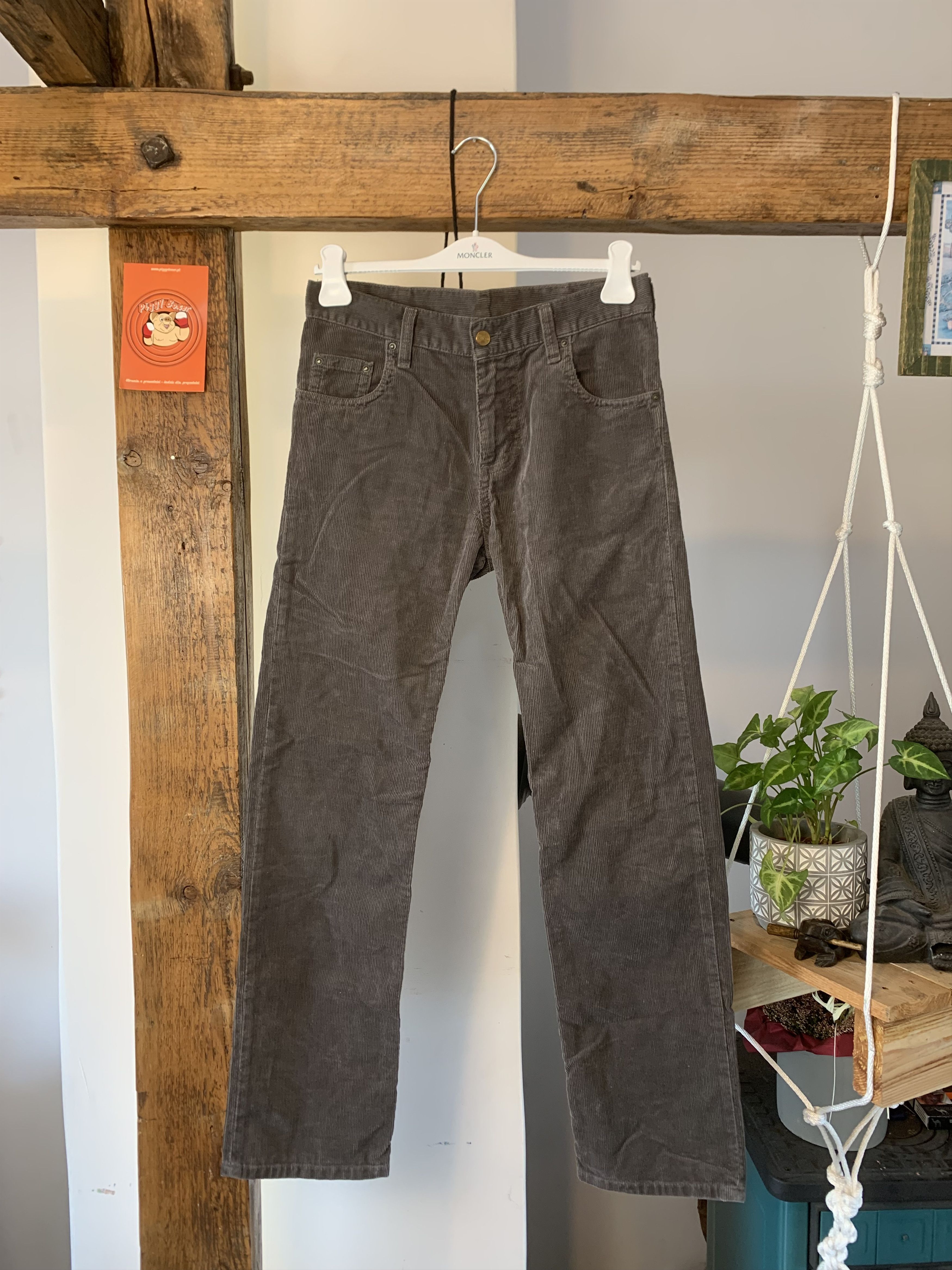 Carhartt × Carhartt Wip × Vintage 90s Carhartt Corduroy Velvet Pants 29x32 Size 32" / US 10 / IT 46 - 2 Thumbnail