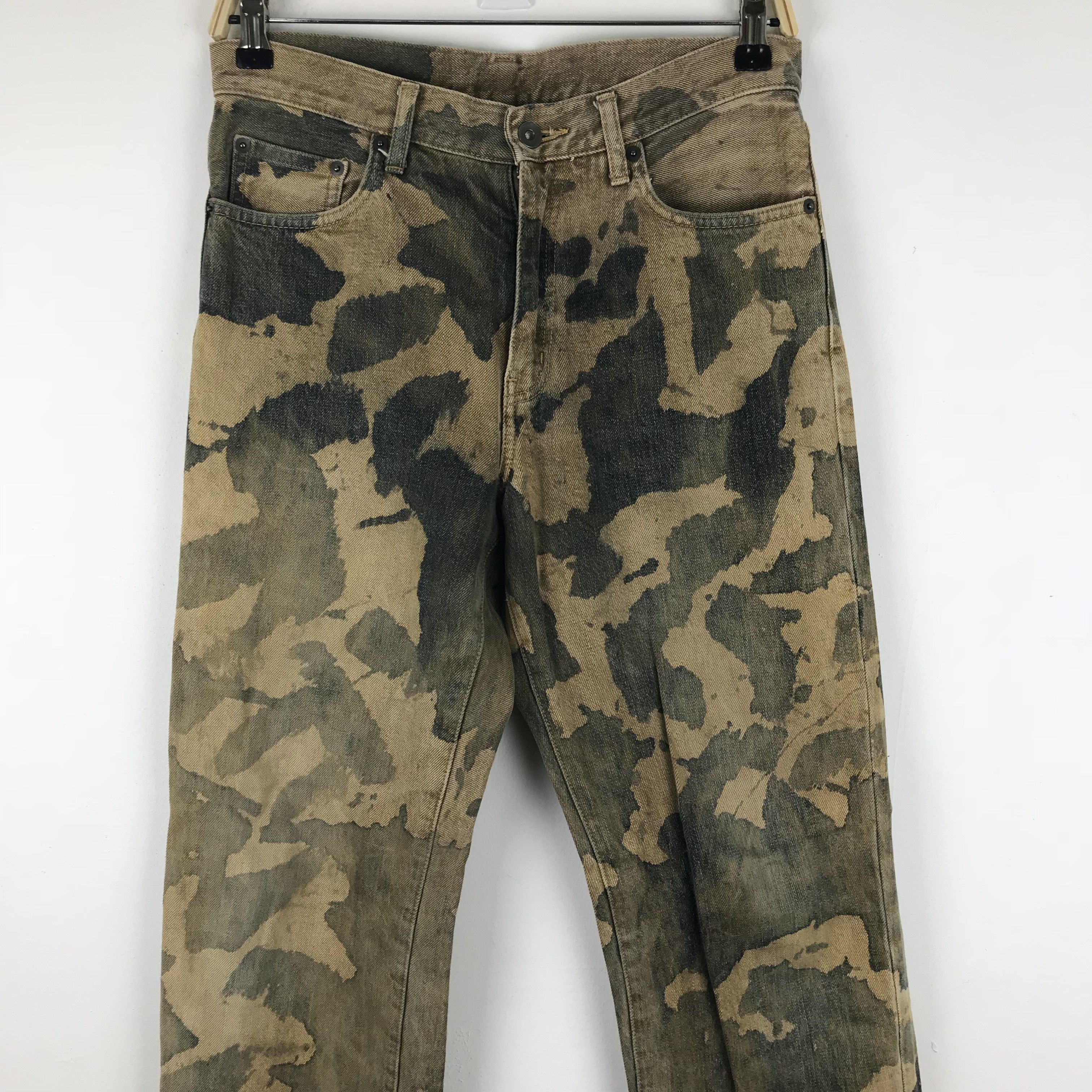Uniqlo × Vintage x114 90s uniqlo japn acid wash jeans kapital inspired Size US 32 / EU 48 - 4 Thumbnail