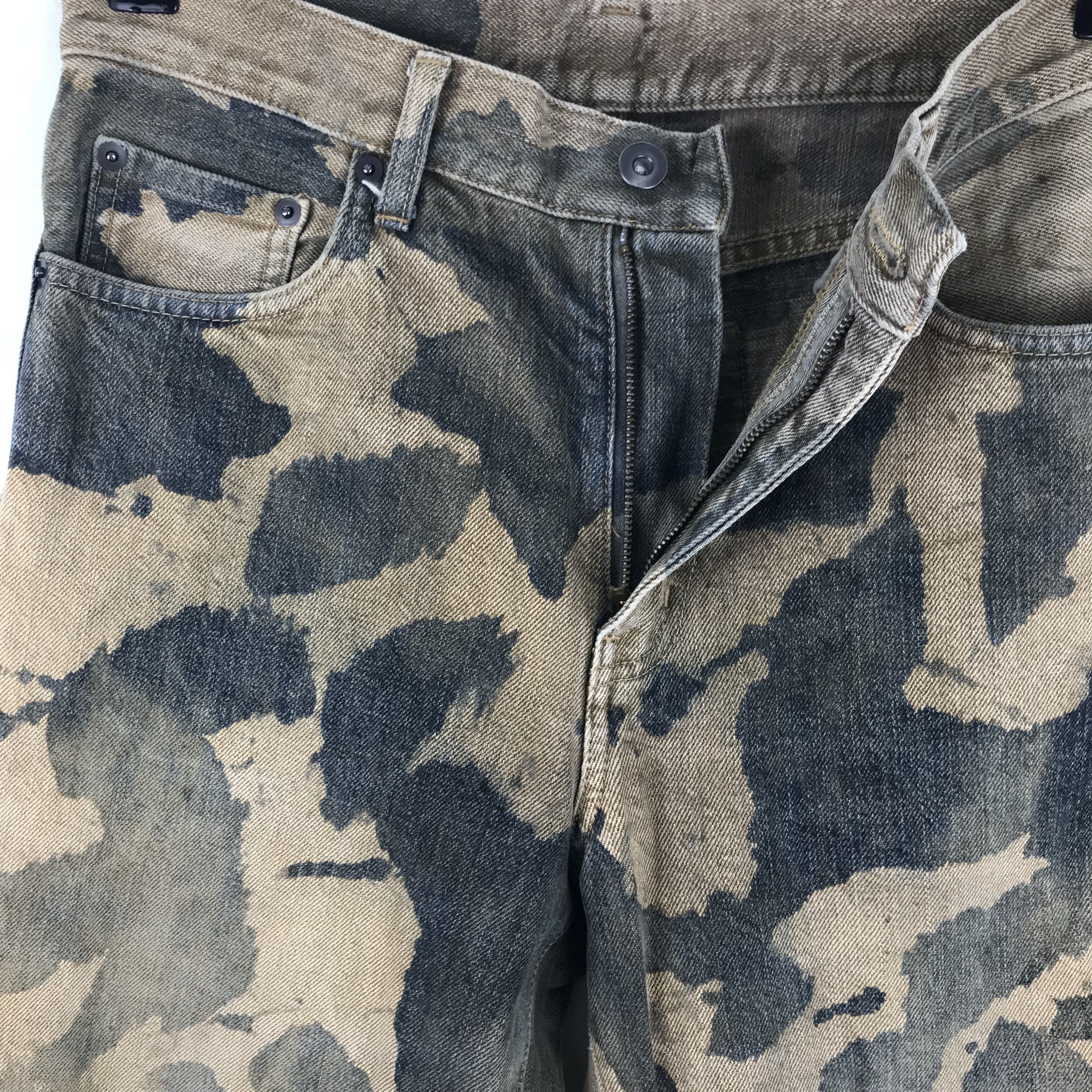Uniqlo × Vintage x114 90s uniqlo japn acid wash jeans kapital inspired Size US 32 / EU 48 - 5 Thumbnail