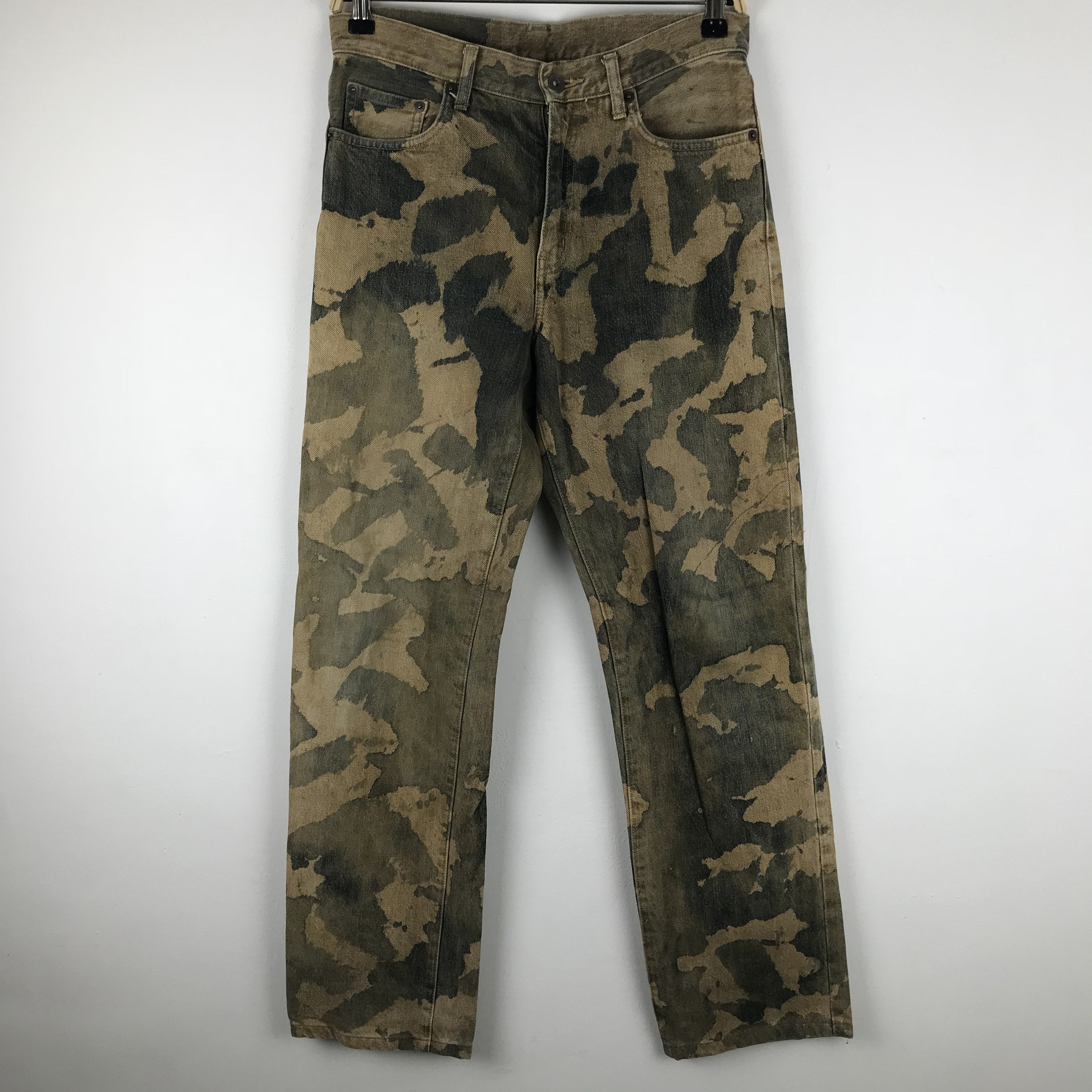 Uniqlo × Vintage x114 90s uniqlo japn acid wash jeans kapital inspired Size US 32 / EU 48 - 3 Thumbnail