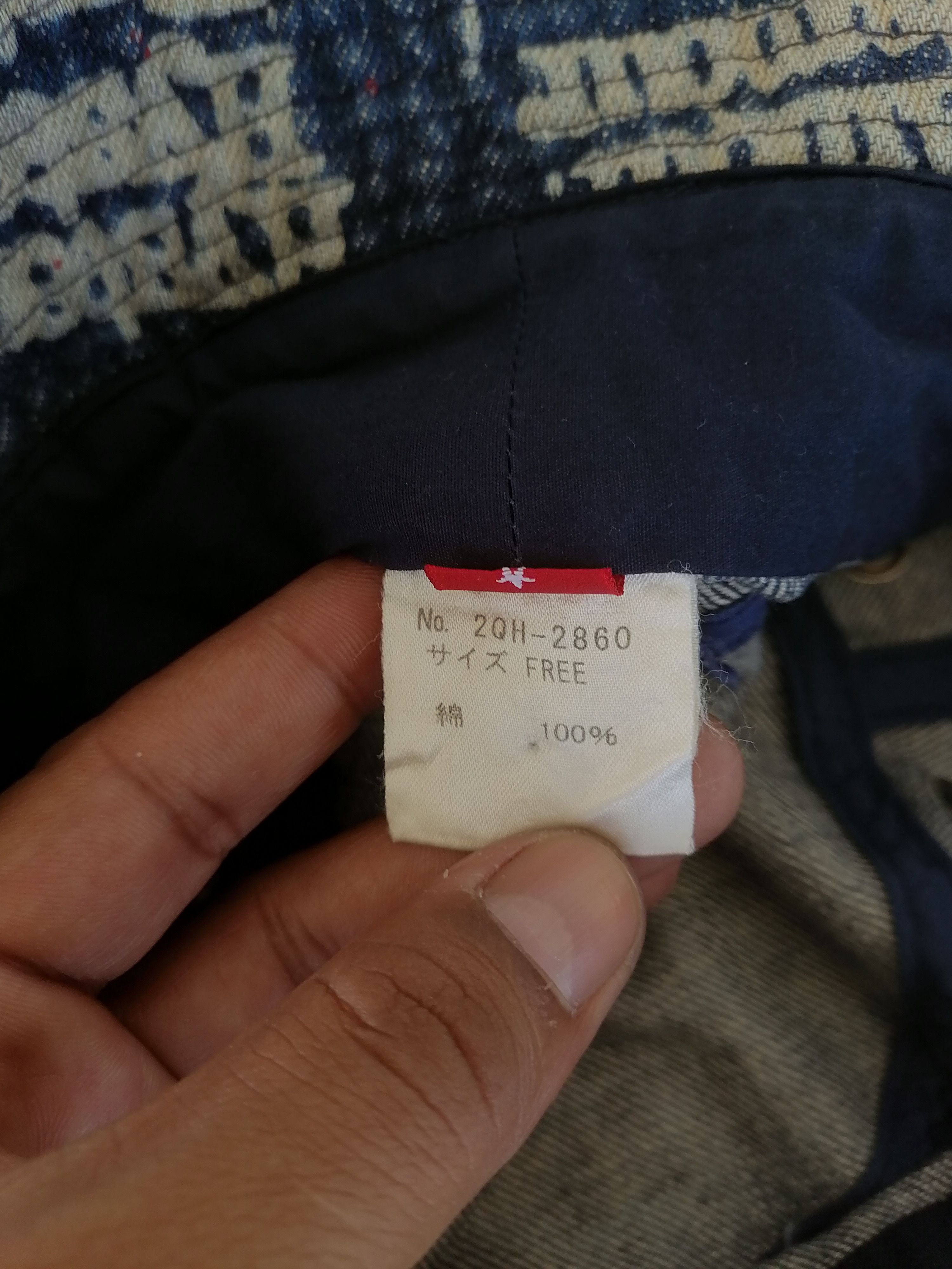 Hysteric Glamour Hysteric Glamour Japan Denim Bucket Hat Size ONE SIZE - 7 Thumbnail