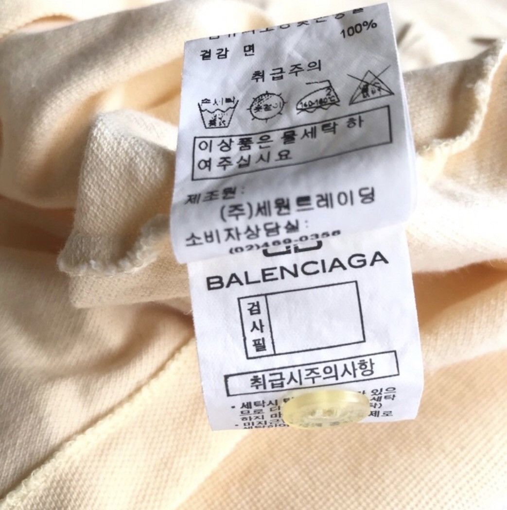 Balenciaga × Vintage Vintage Balenciaga Polo Shirt Big Logo Size US L / EU 52-54 / 3 - 6 Thumbnail