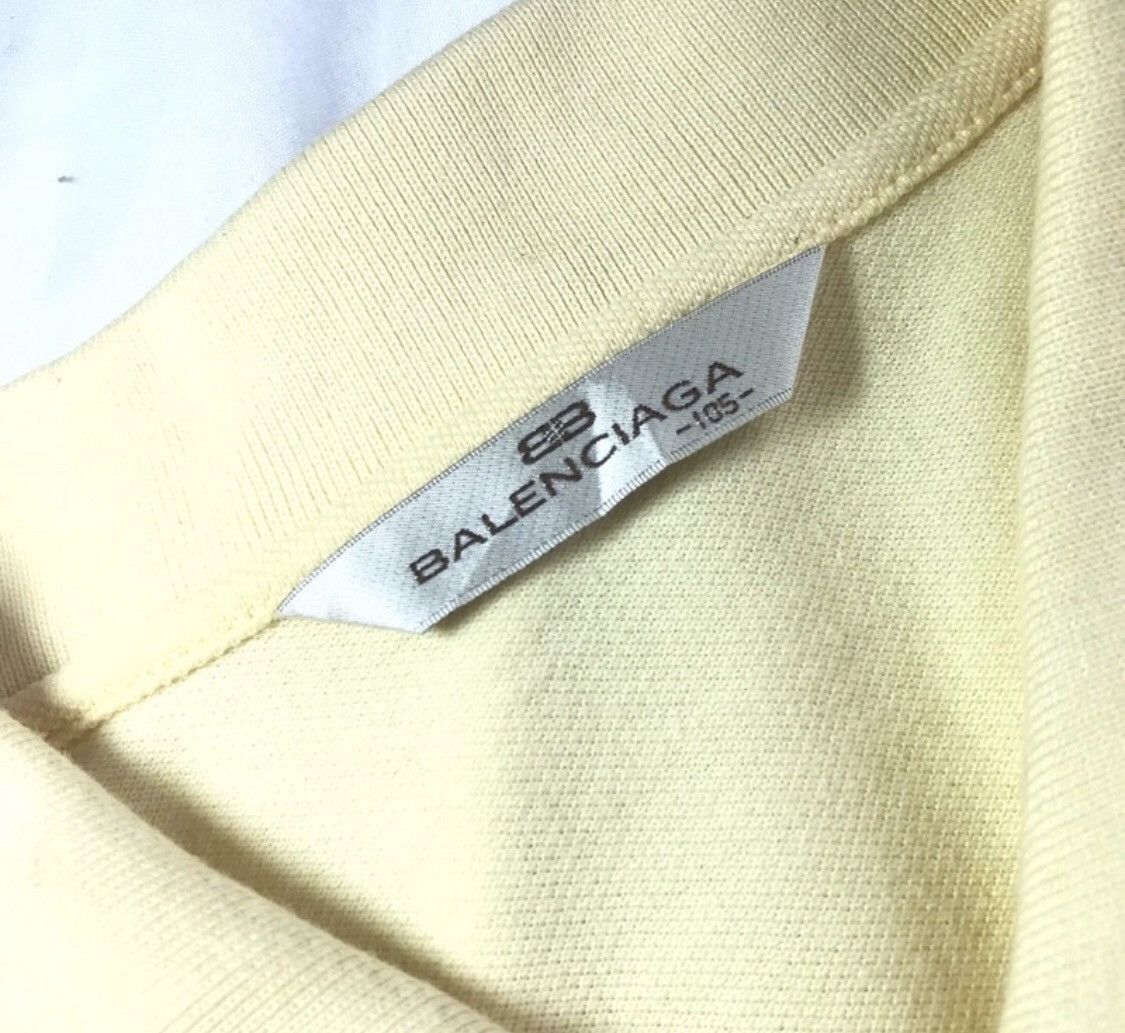 Balenciaga × Vintage Vintage Balenciaga Polo Shirt Big Logo Size US L / EU 52-54 / 3 - 4 Thumbnail