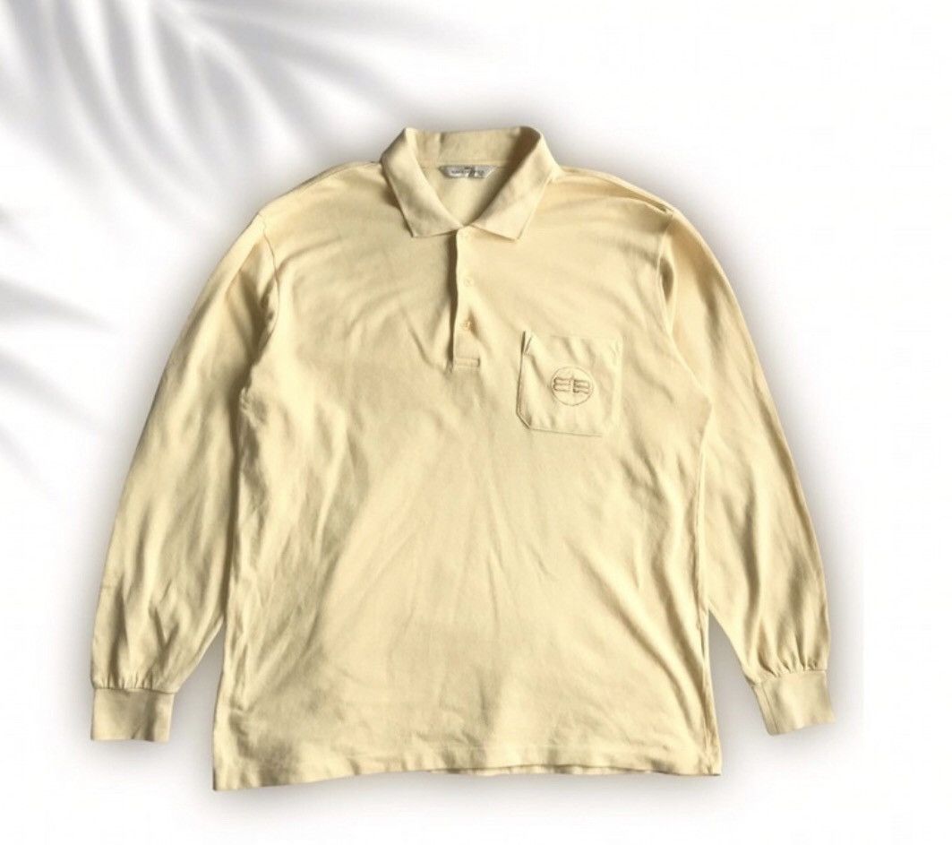 Balenciaga × Vintage Vintage Balenciaga Polo Shirt Big Logo Size US L / EU 52-54 / 3 - 2 Thumbnail