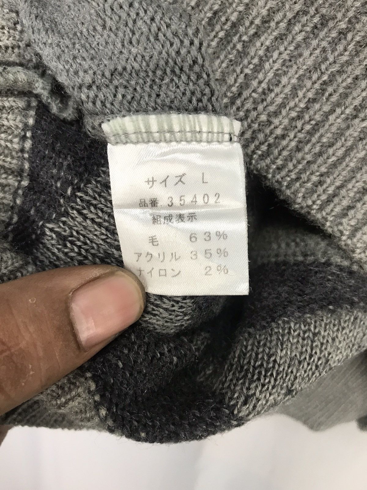 Japanese Brand × Vintage Viesteni knit distressed sweatshirt Size US M / EU 48-50 / 2 - 4 Thumbnail