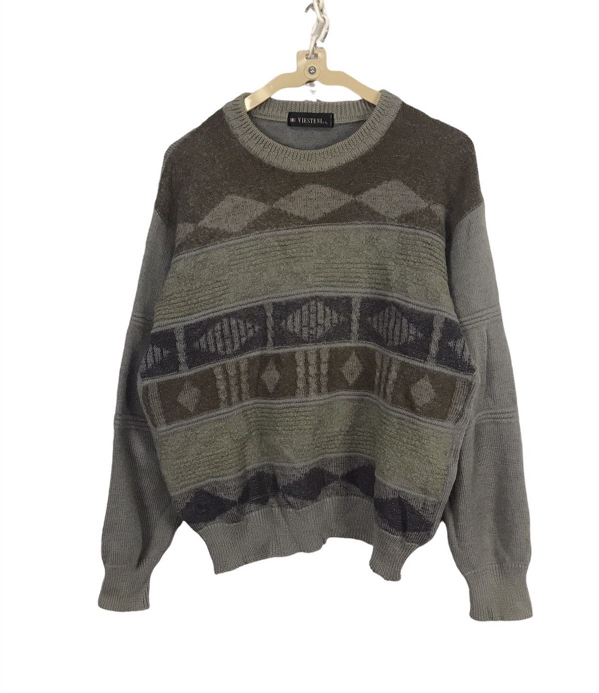 Japanese Brand × Vintage Viesteni knit distressed sweatshirt Size US M / EU 48-50 / 2 - 1 Thumbnail