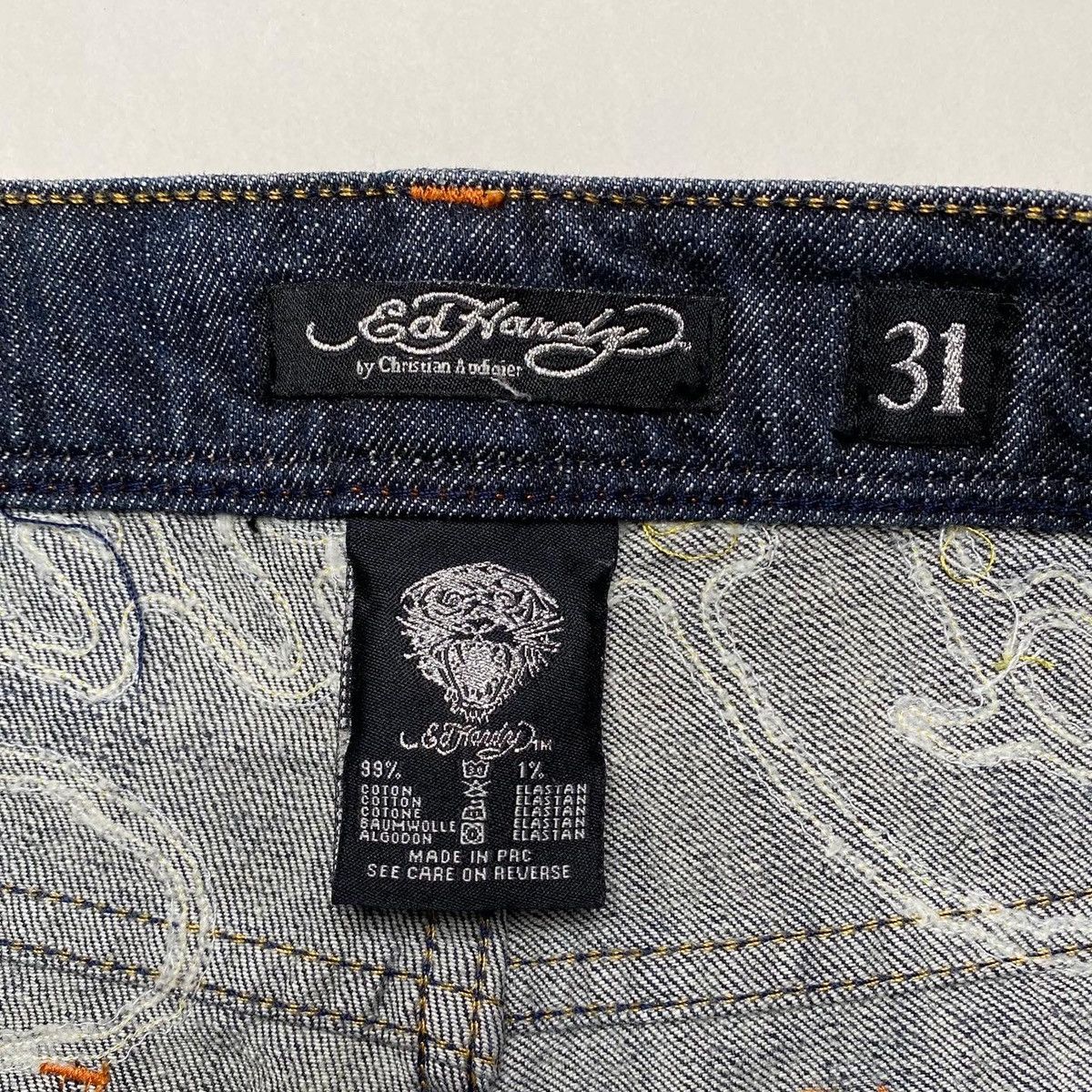 Christian Audigier × Ed Hardy Ed Hardy by Audigier Love Kills Slowly Denim Pants Size US 31 - 7 Thumbnail