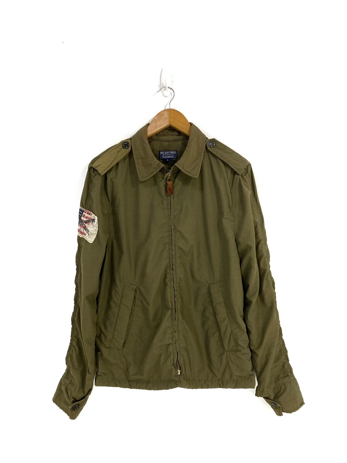 Polo Ralph Lauren Polo Jeans Ralph Lauren Light Jacket America flag patch Size US L / EU 52-54 / 3 - 1 Thumbnail