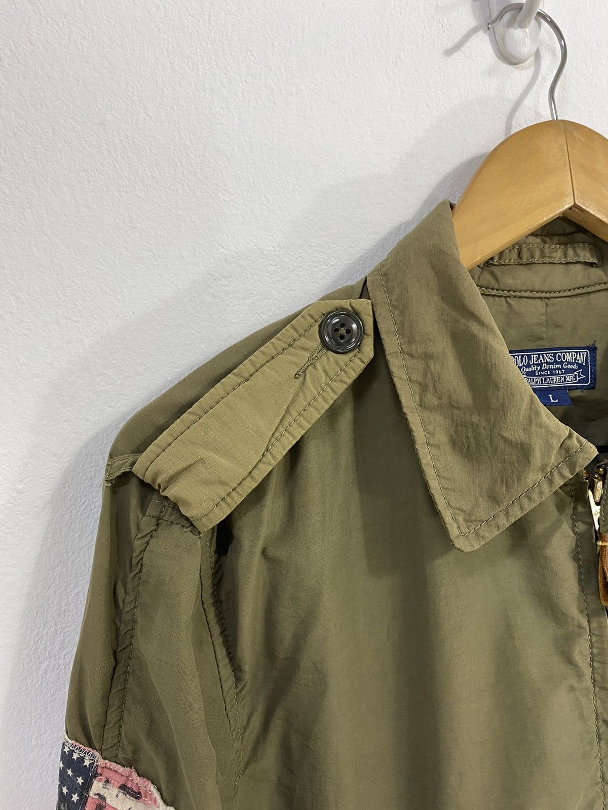 Polo Ralph Lauren Polo Jeans Ralph Lauren Light Jacket America flag patch Size US L / EU 52-54 / 3 - 5 Thumbnail