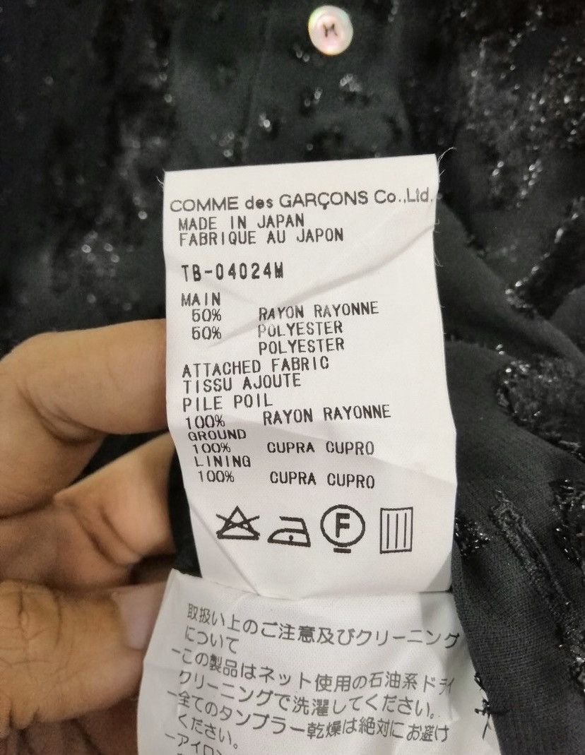 Comme des Garcons Vintage AD99 Tricot Comme Des Garçons Buttons Shirt Floral Size US M / EU 48-50 / 2 - 10 Thumbnail