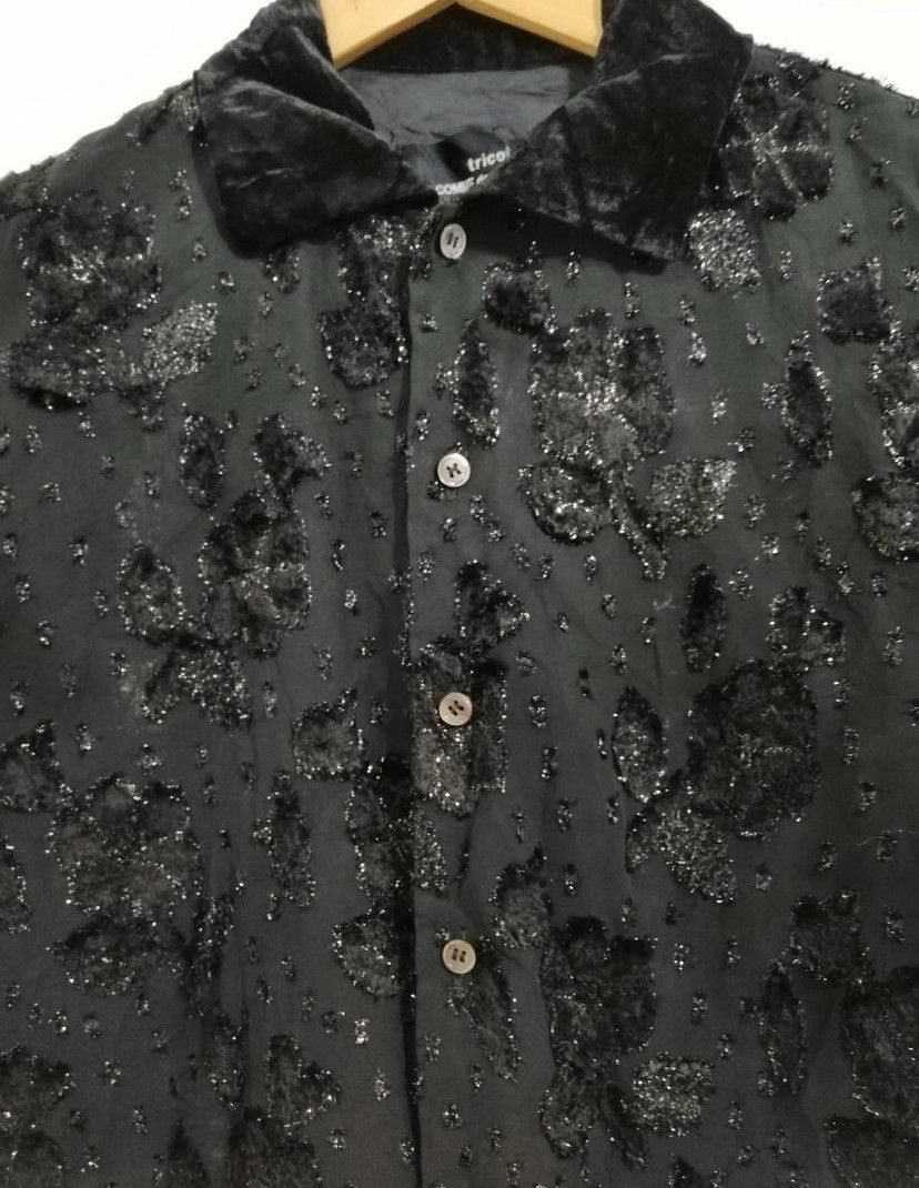 Comme des Garcons Vintage AD99 Tricot Comme Des Garçons Buttons Shirt Floral Size US M / EU 48-50 / 2 - 5 Thumbnail