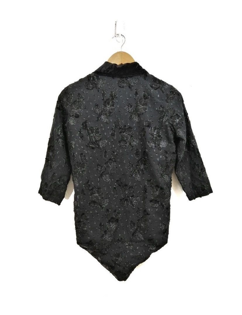 Comme des Garcons Vintage AD99 Tricot Comme Des Garçons Buttons Shirt Floral Size US M / EU 48-50 / 2 - 2 Thumbnail