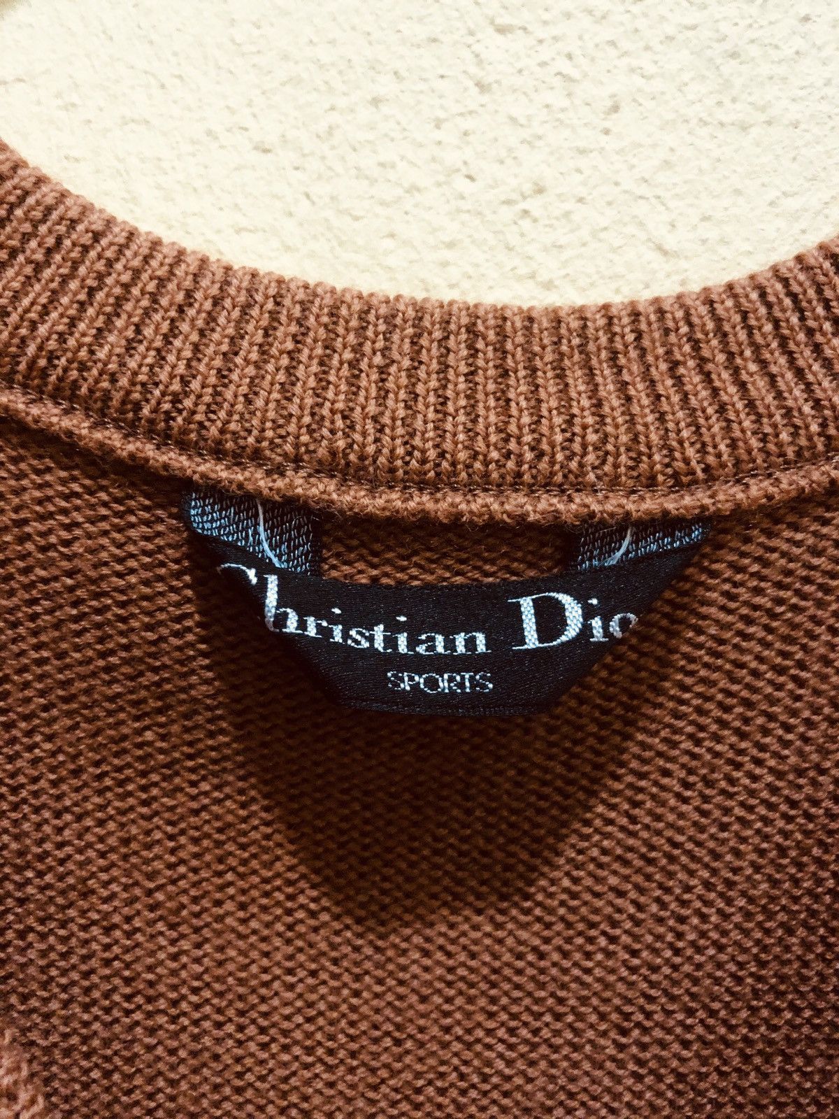 Aran Isles Knitwear × Christian Dior Monsieur Vintage Christian Dior Sports knitwear vest Size US M / EU 48-50 / 2 - 6 Thumbnail
