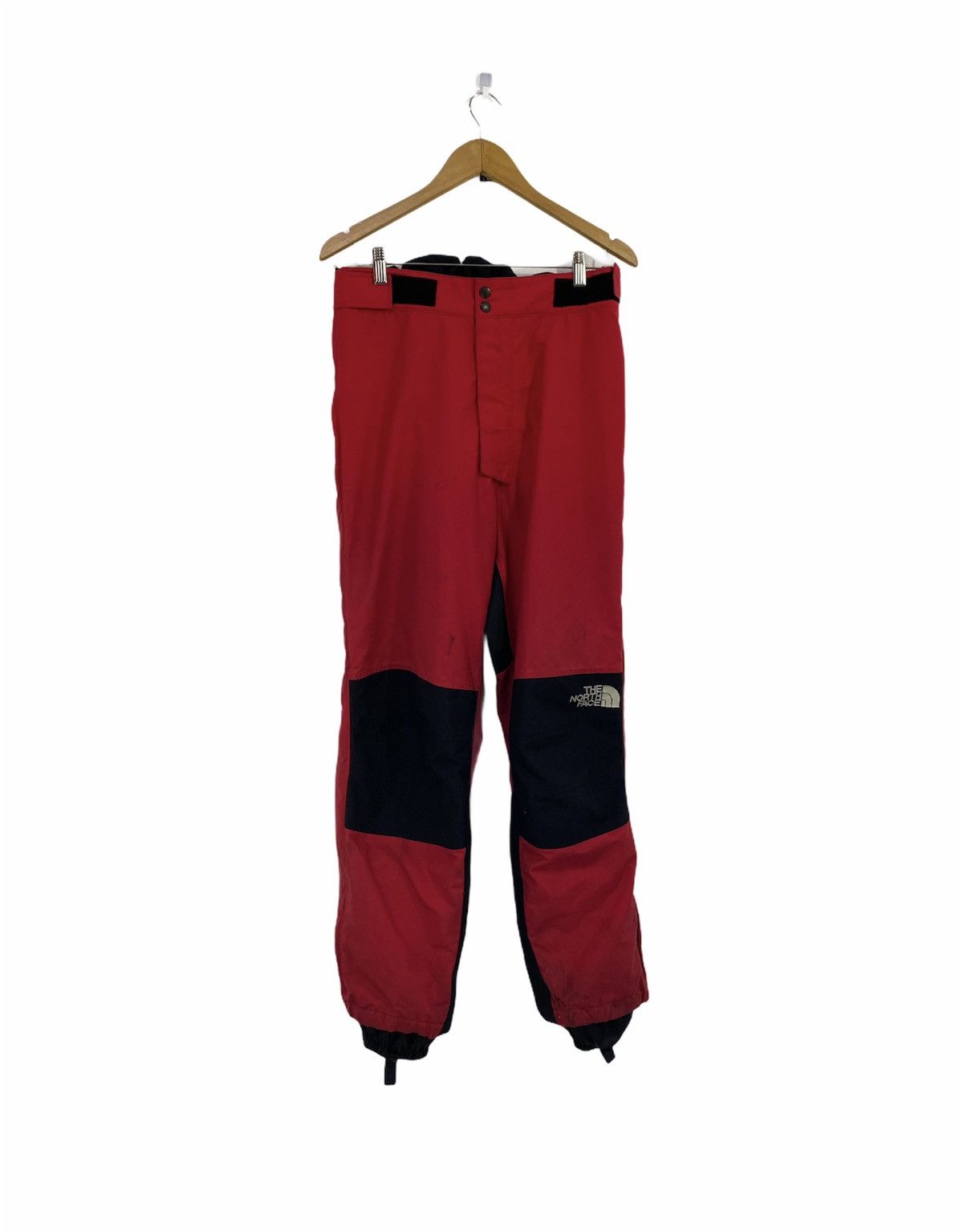 Goretex The North Face Ski Pants Red Black Color Design Size US 34 / EU 50 - 1 Thumbnail