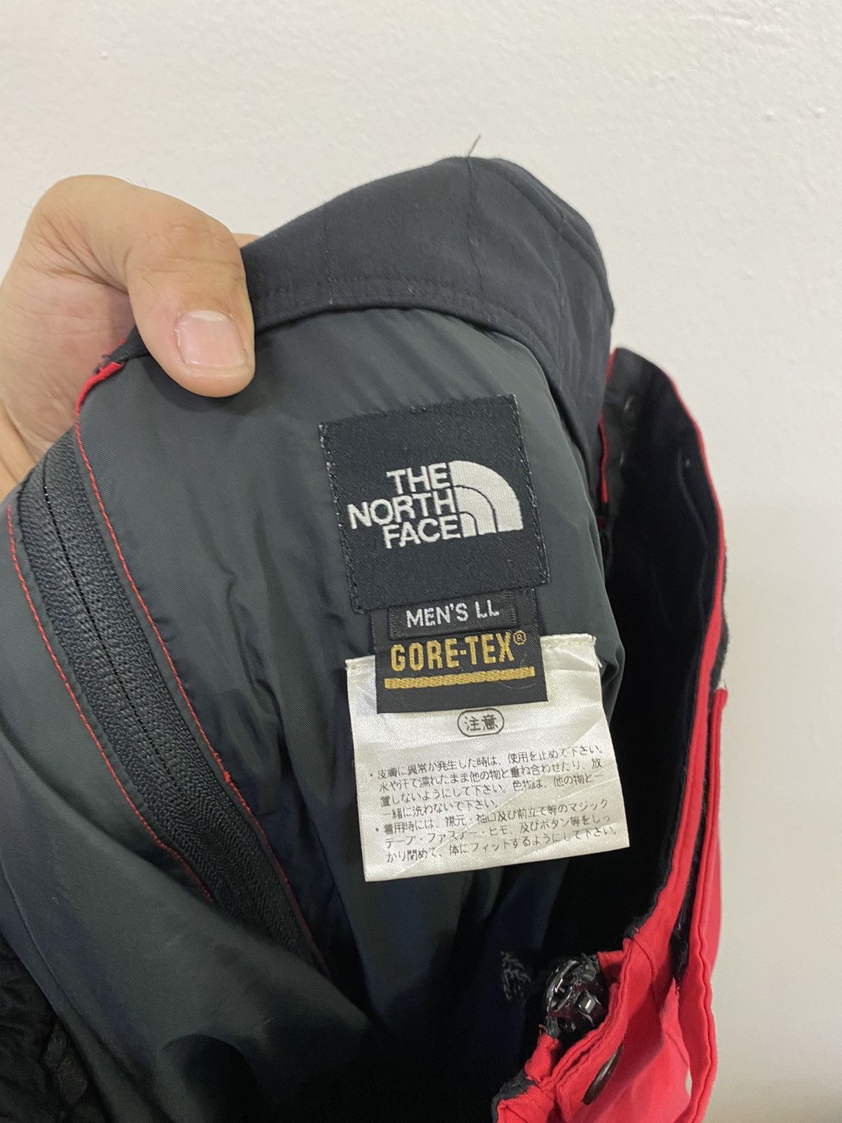 Goretex The North Face Ski Pants Red Black Color Design Size US 34 / EU 50 - 3 Thumbnail