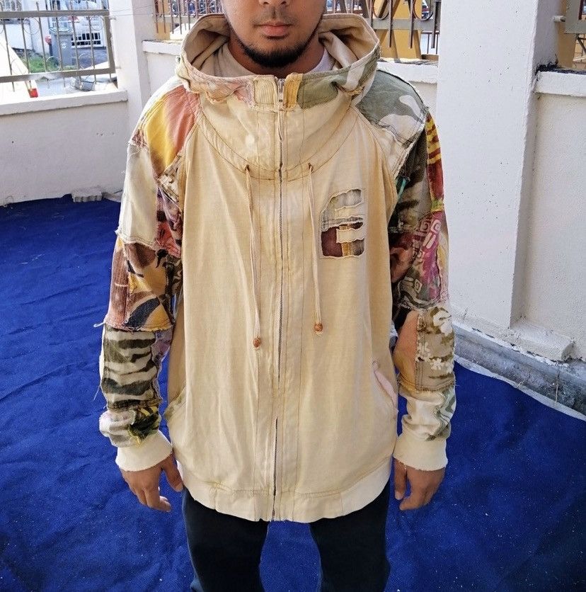 Designer Crazy Sleeve Patchwork Jacket Hoodies ElRodeo Kapital Style Size US M / EU 48-50 / 2 - 13 Thumbnail
