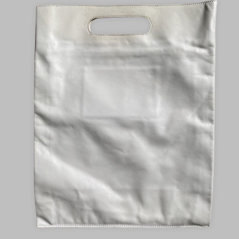 Helmut Lang Archive White Leather Hand Bag Size ONE SIZE - 1 Thumbnail