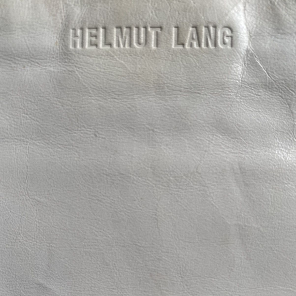 Helmut Lang Archive White Leather Hand Bag Size ONE SIZE - 3 Thumbnail