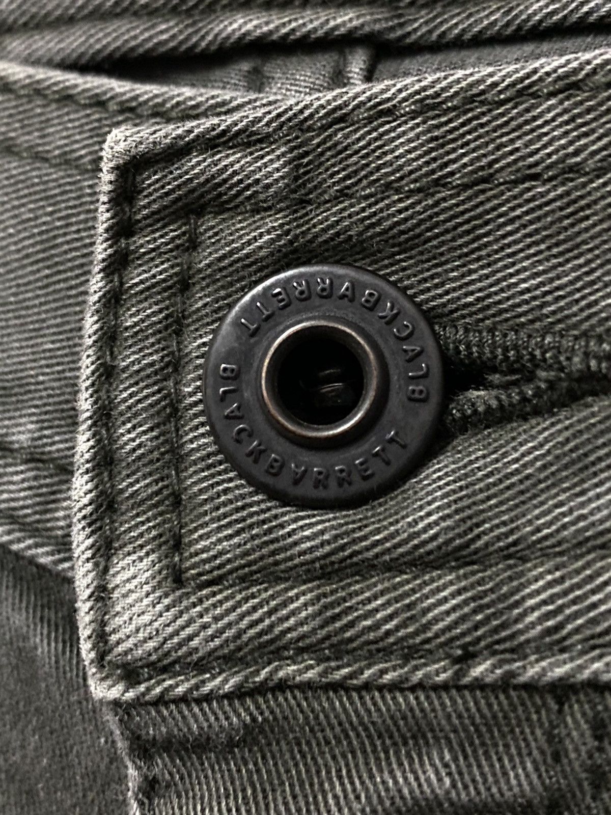 Black Barrett Neil Barrett Skinny Stacked Stretchable Cargo Pants Size US 30 / EU 46 - 15 Thumbnail