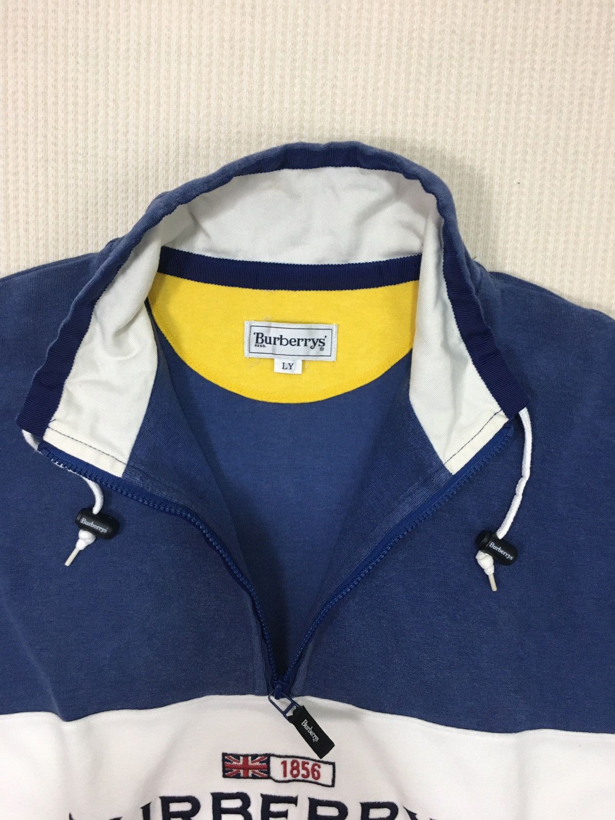 Burberry BURBERRYS Sweater Shirt Patchwork Emroidered Logo Vintage Size US L / EU 52-54 / 3 - 8 Thumbnail
