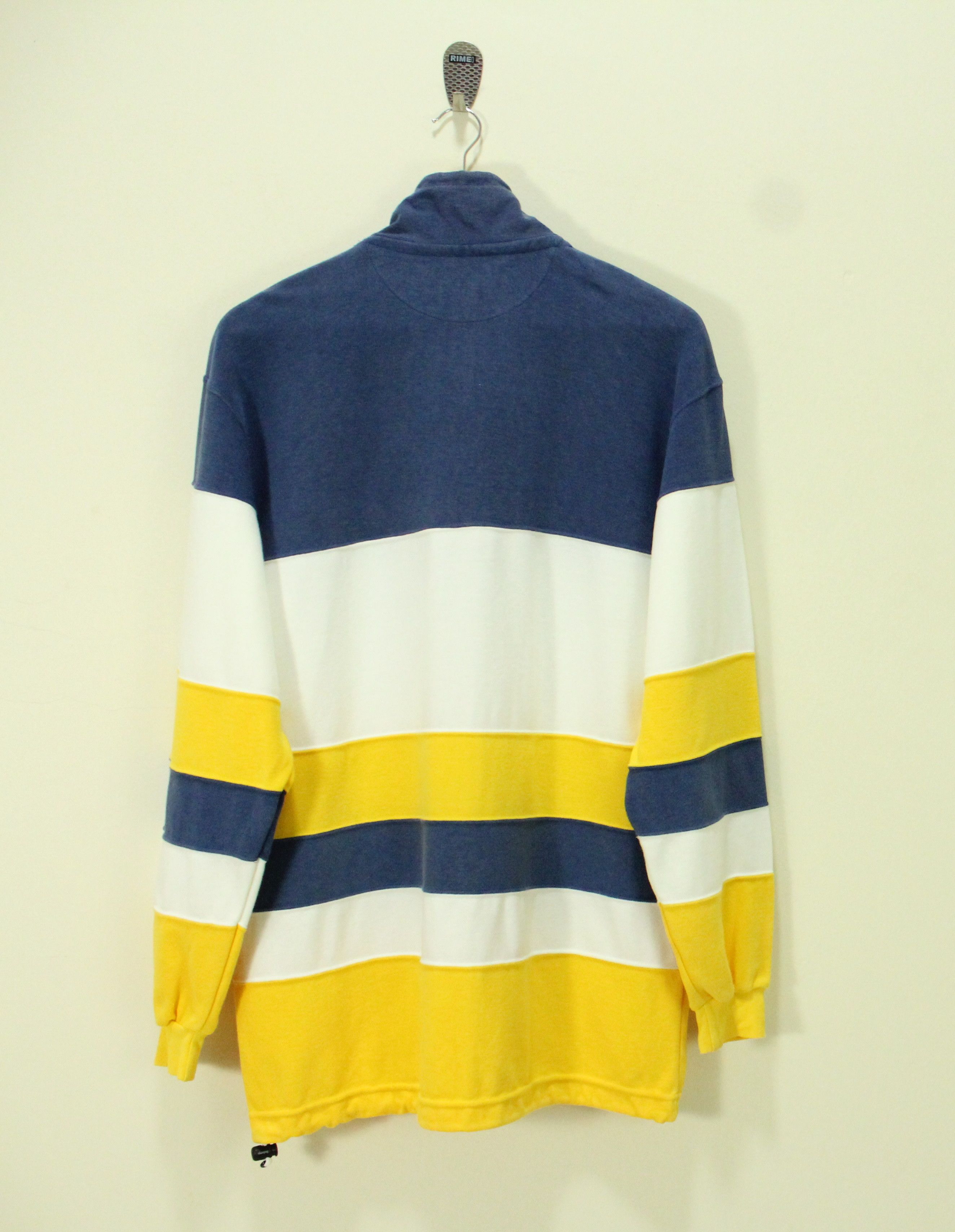 Burberry BURBERRYS Sweater Shirt Patchwork Emroidered Logo Vintage Size US L / EU 52-54 / 3 - 2 Thumbnail