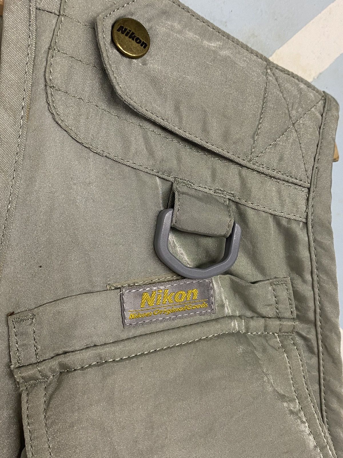 Nikon Vintage Nikon Camera Japan Multi Pocket Parachute Cargo Vest Size US M / EU 48-50 / 2 - 11 Thumbnail
