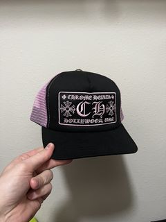 Chrome Hearts CH Baseball Hat – Brown/Pink