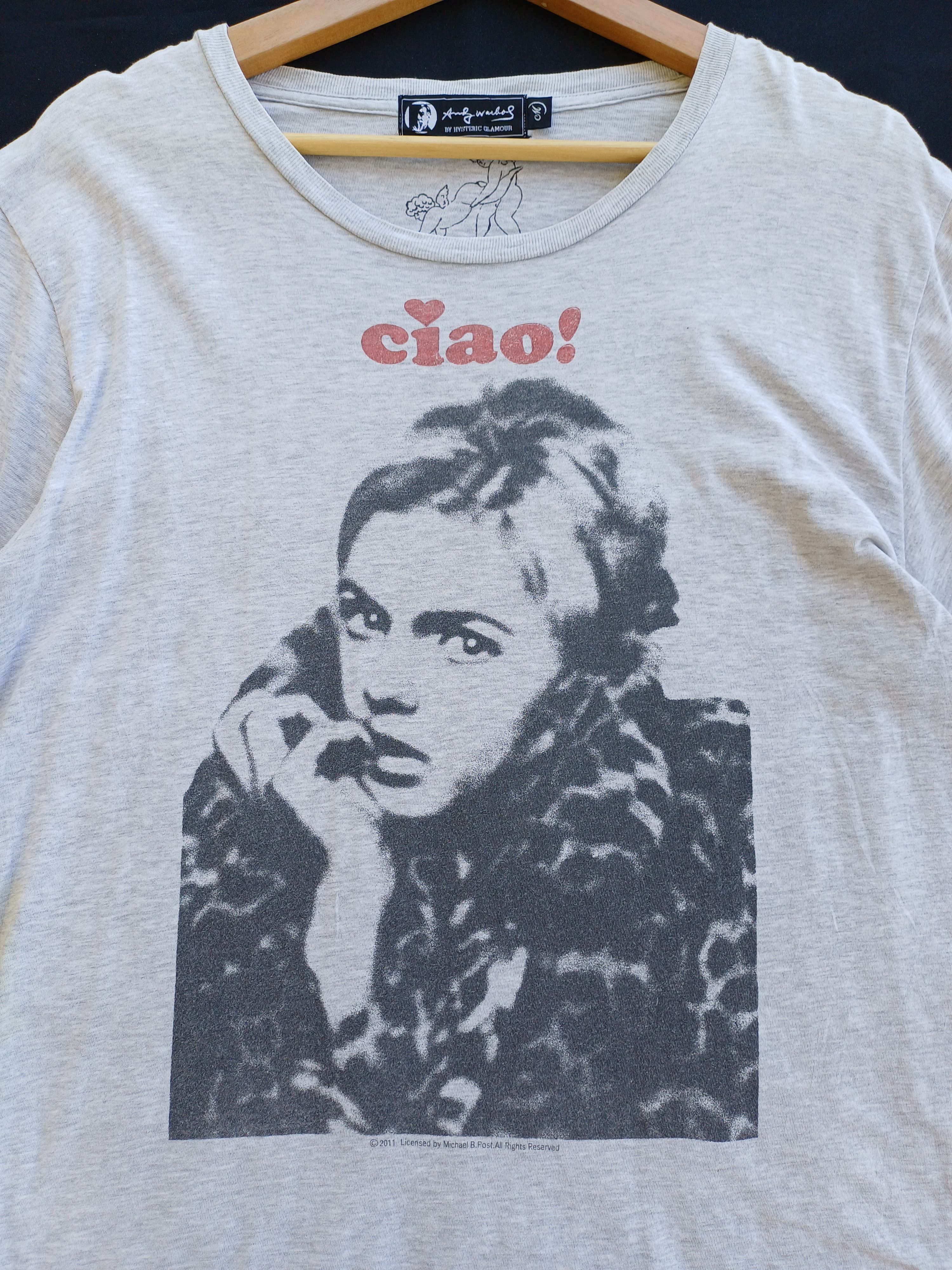 Hysteric Glamour RARE Vintage Andy Warhol x Hysteric Glamour Print Tshirt Size US M / EU 48-50 / 2 - 1 Thumbnail