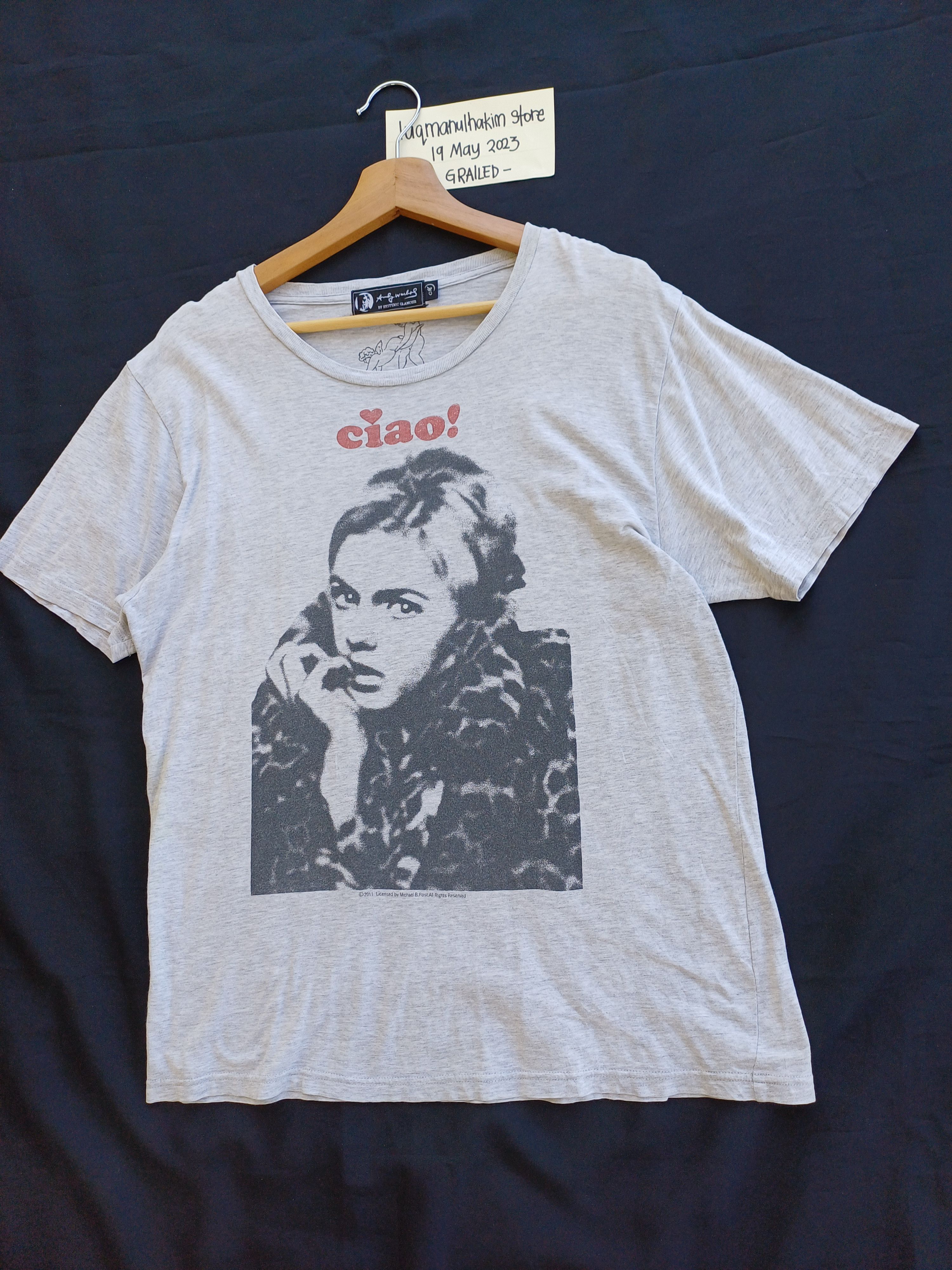 Hysteric Glamour RARE Vintage Andy Warhol x Hysteric Glamour Print Tshirt Size US M / EU 48-50 / 2 - 4 Thumbnail