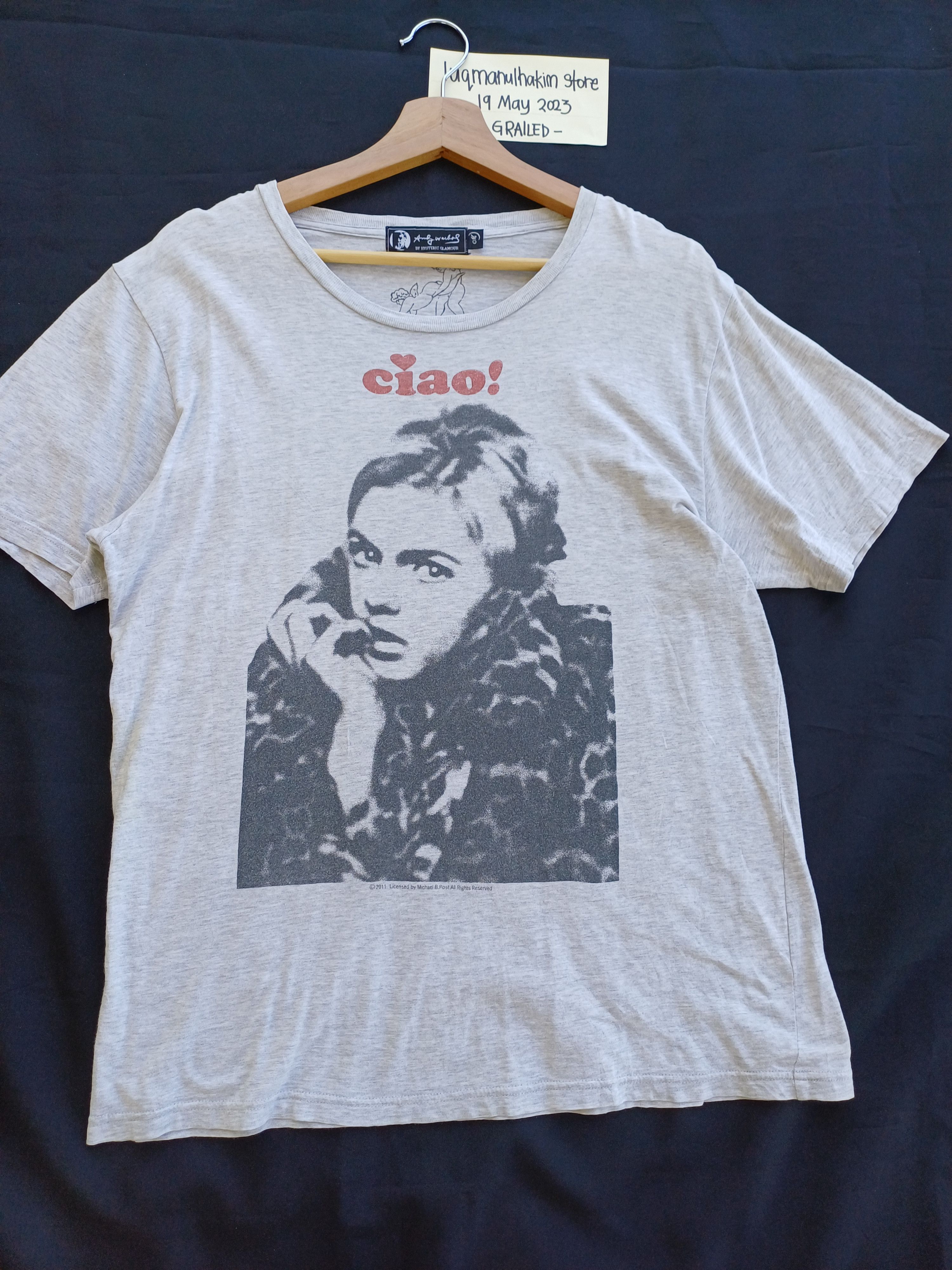 Hysteric Glamour RARE Vintage Andy Warhol x Hysteric Glamour Print Tshirt Size US M / EU 48-50 / 2 - 3 Thumbnail