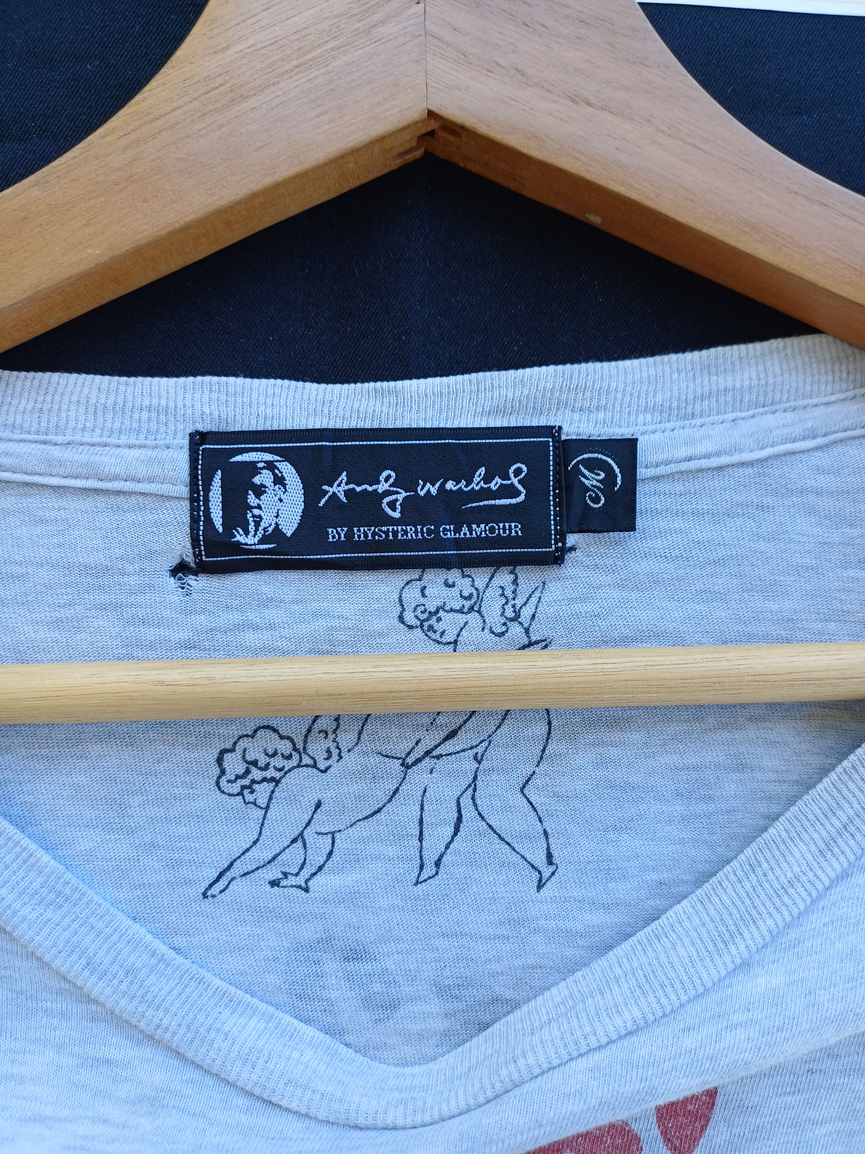 Hysteric Glamour RARE Vintage Andy Warhol x Hysteric Glamour Print Tshirt Size US M / EU 48-50 / 2 - 11 Thumbnail