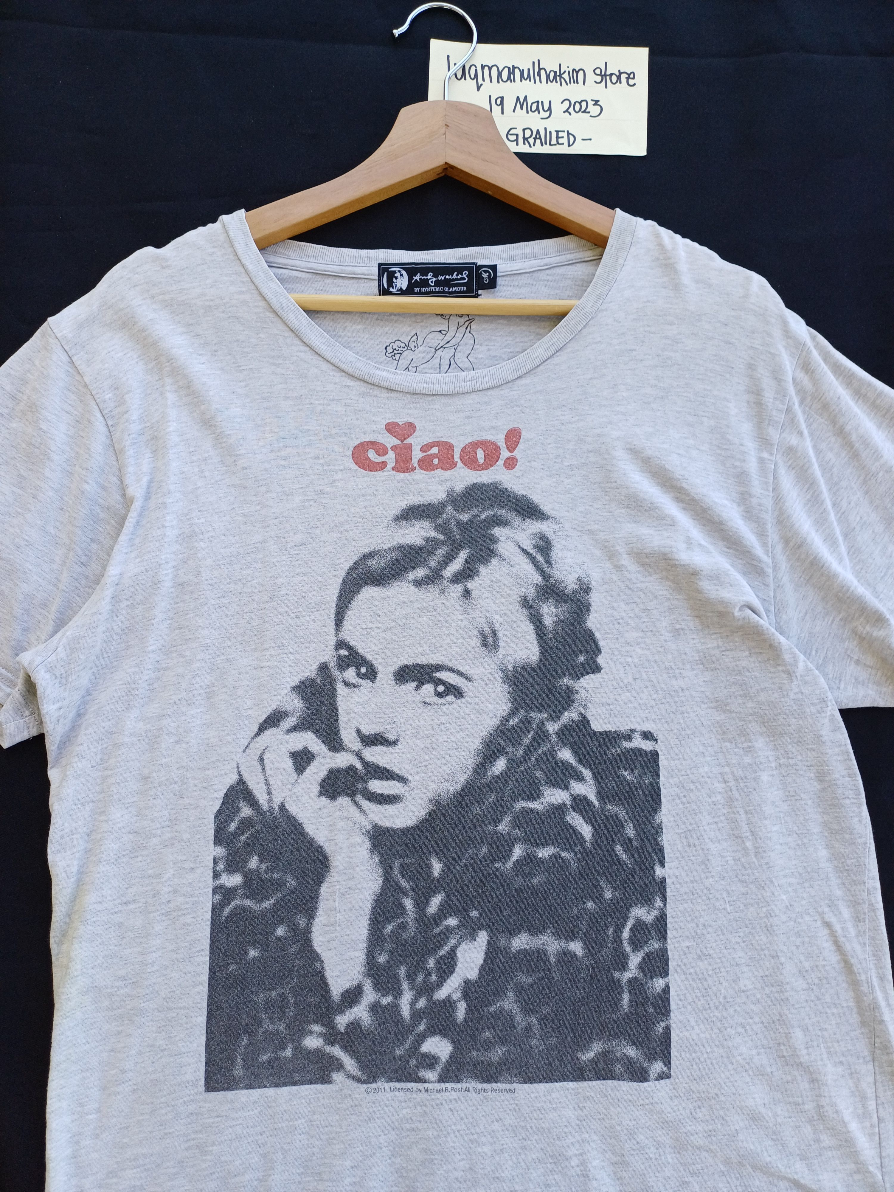 Hysteric Glamour RARE Vintage Andy Warhol x Hysteric Glamour Print Tshirt Size US M / EU 48-50 / 2 - 2 Thumbnail