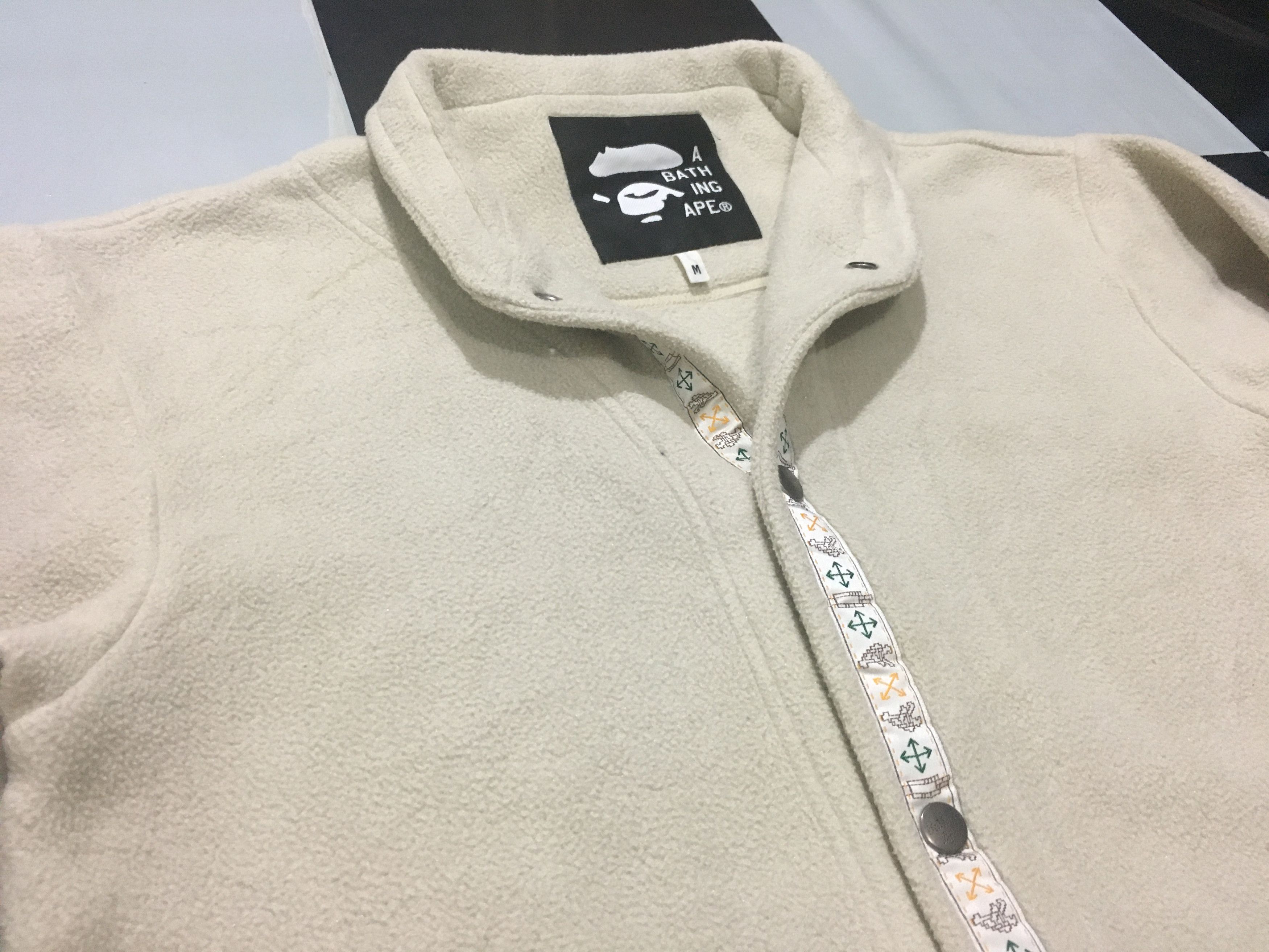 Rare Vintage Bape Polartec Fleece Jacket A Bathing Ape