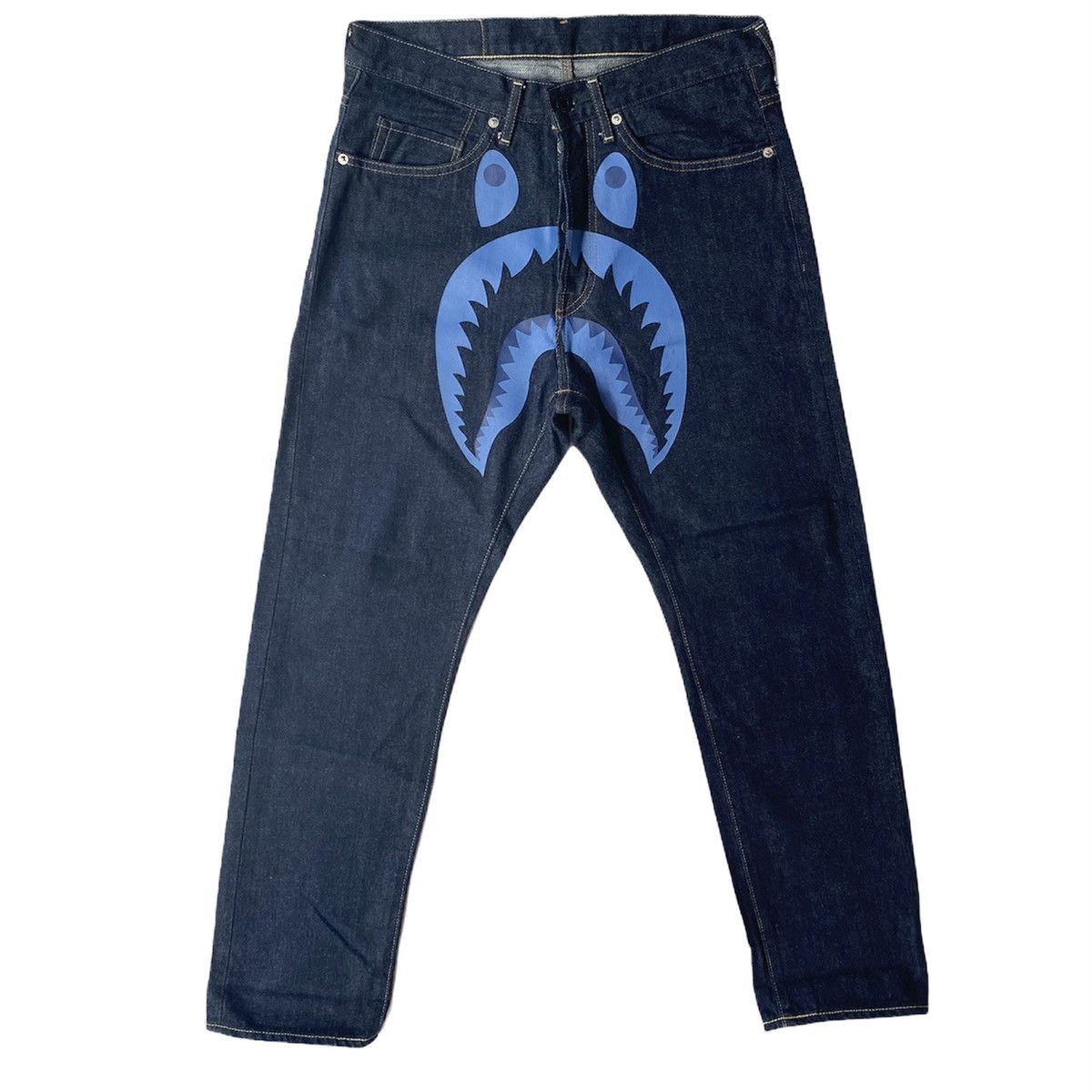 Bape Shark Denim Size US 32 / EU 48 - 2 Thumbnail