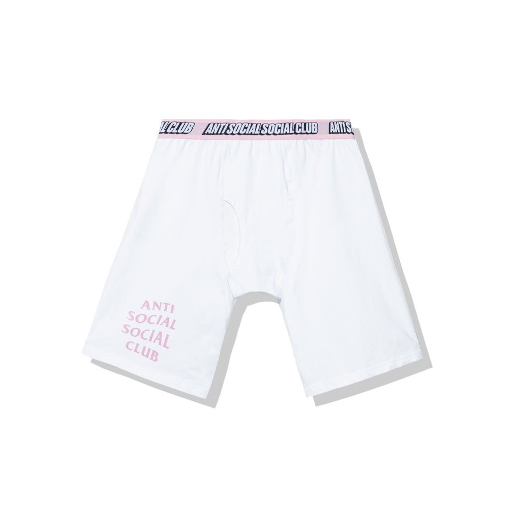 Anti Social Social Club DS ASSC Layers of You White Boxer Underwear shorts S Small Size 30 - 1 Thumbnail