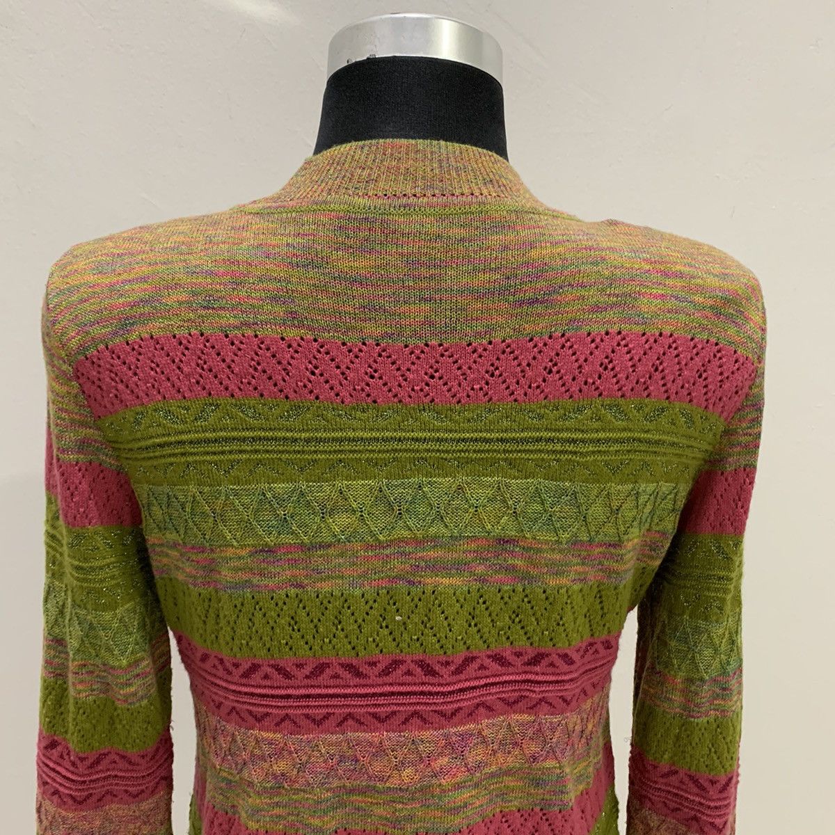 Aran Isles Knitwear × Designer LOBJIE Aran Navajo Native Isle like Coogi Knitwear Sweater Size M / US 6-8 / IT 42-44 - 10 Thumbnail