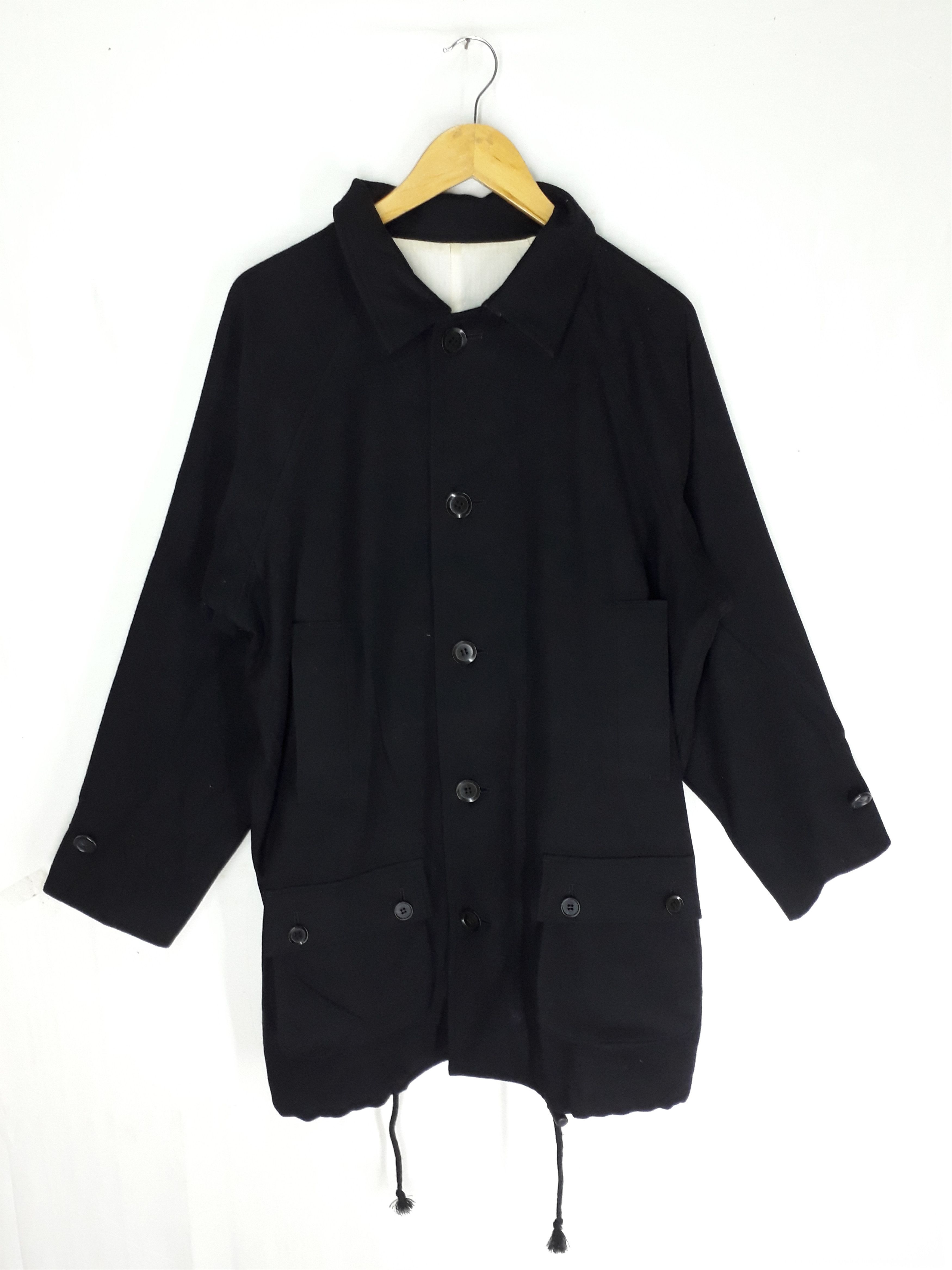 Yohji Yamamoto DOUBLURE LINING LAINE WOOL FOUR POCKET with zip/button Size US M / EU 48-50 / 2 - 1 Thumbnail