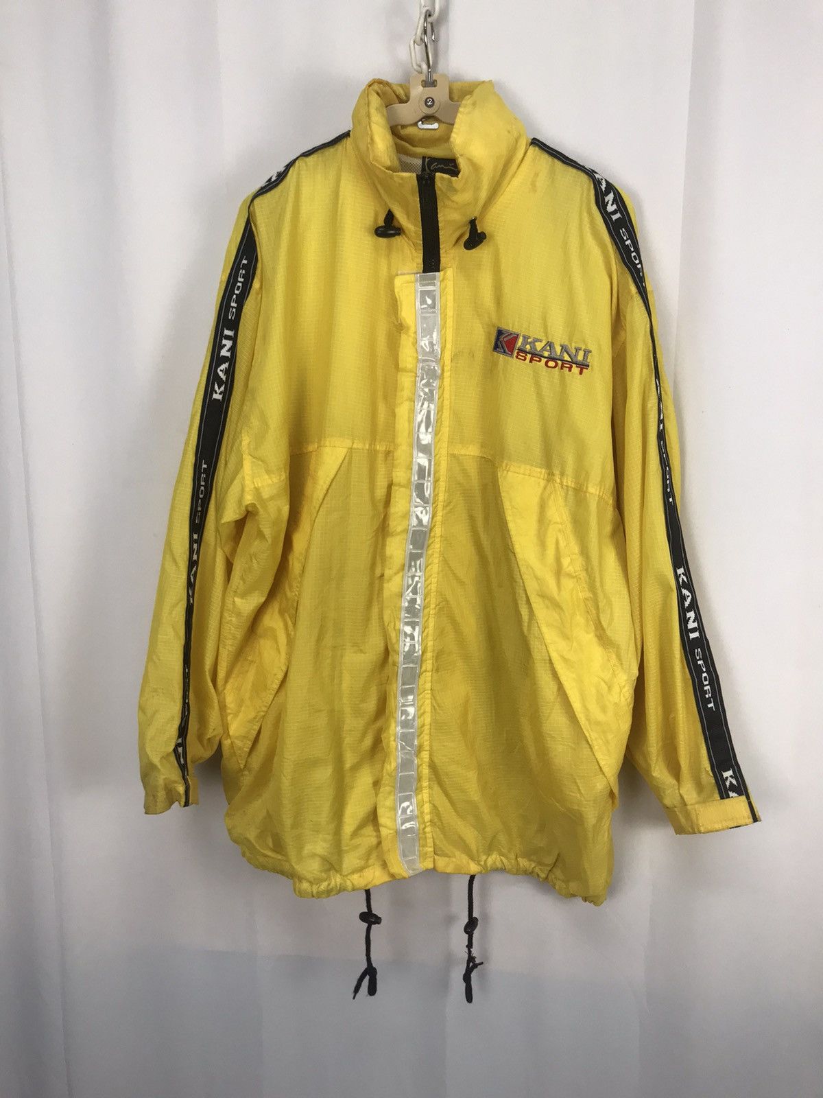 Karl Kani Kani sport spellout hidden hoodie zipper jacket Size US XL / EU 56 / 4 - 7 Thumbnail