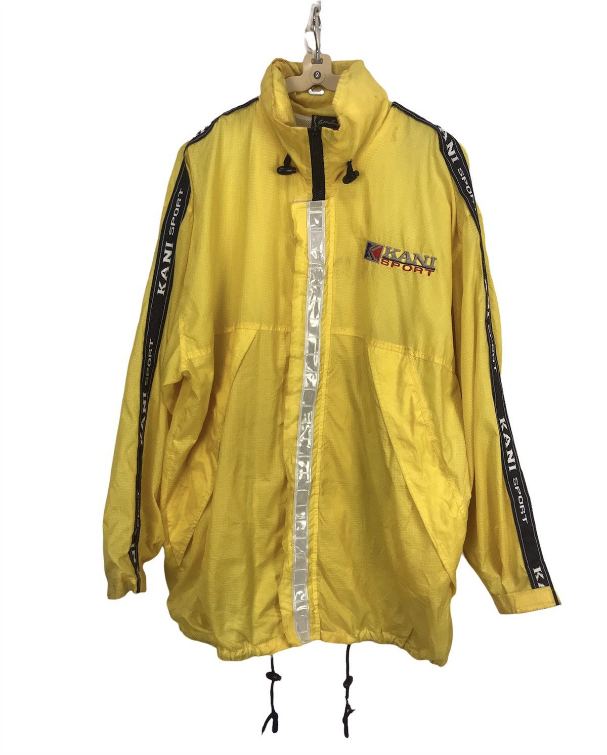 Karl Kani Kani sport spellout hidden hoodie zipper jacket Size US XL / EU 56 / 4 - 1 Thumbnail