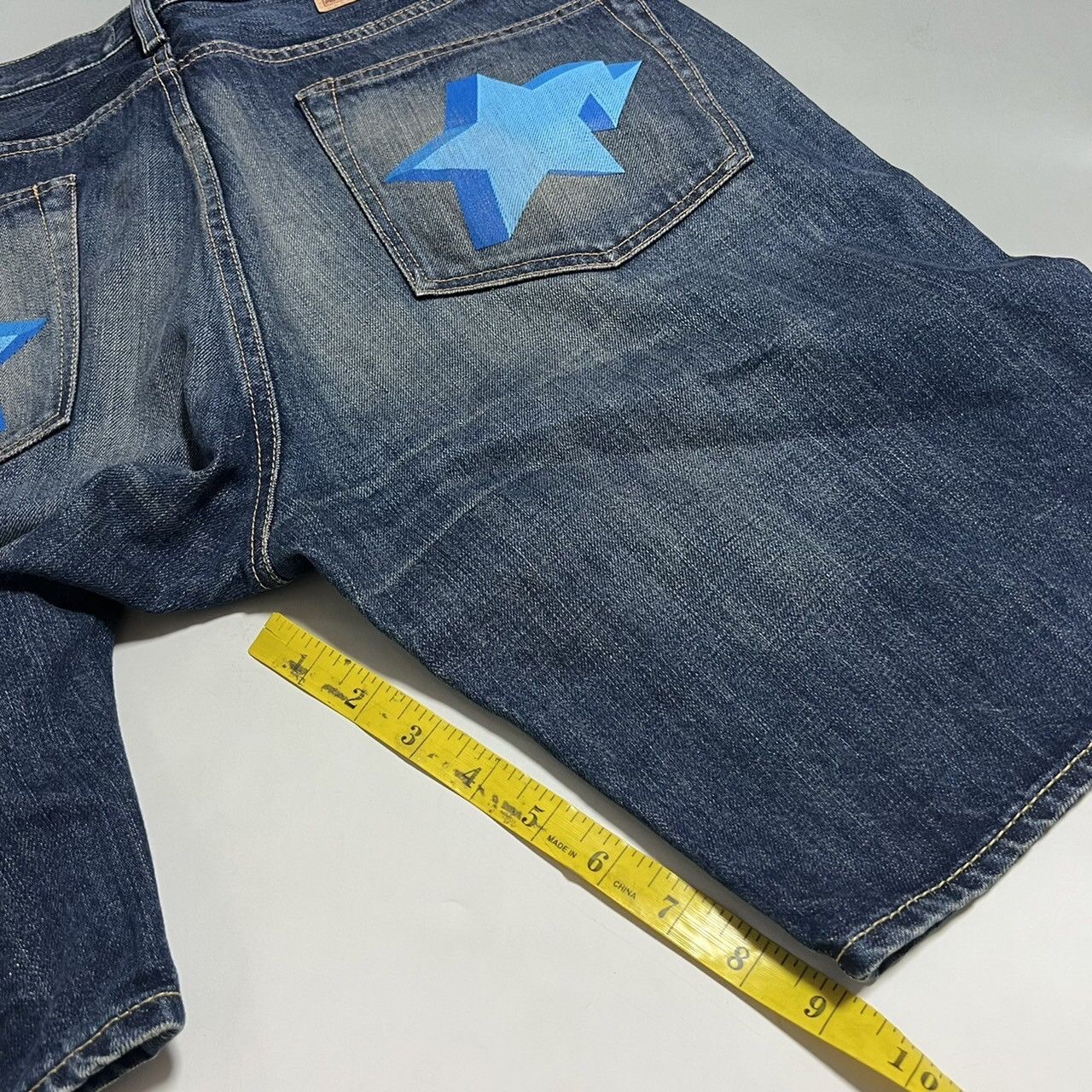 Bape 3D Bape Sta Denim Shorts Size US 32 / EU 48 - 7 Thumbnail