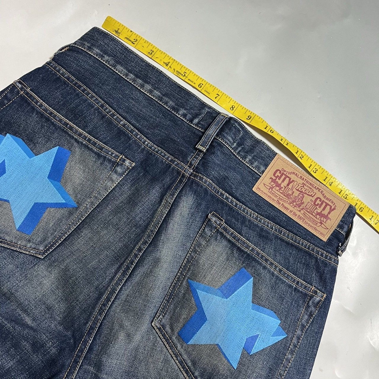Bape 3D Bape Sta Denim Shorts Size US 32 / EU 48 - 5 Thumbnail