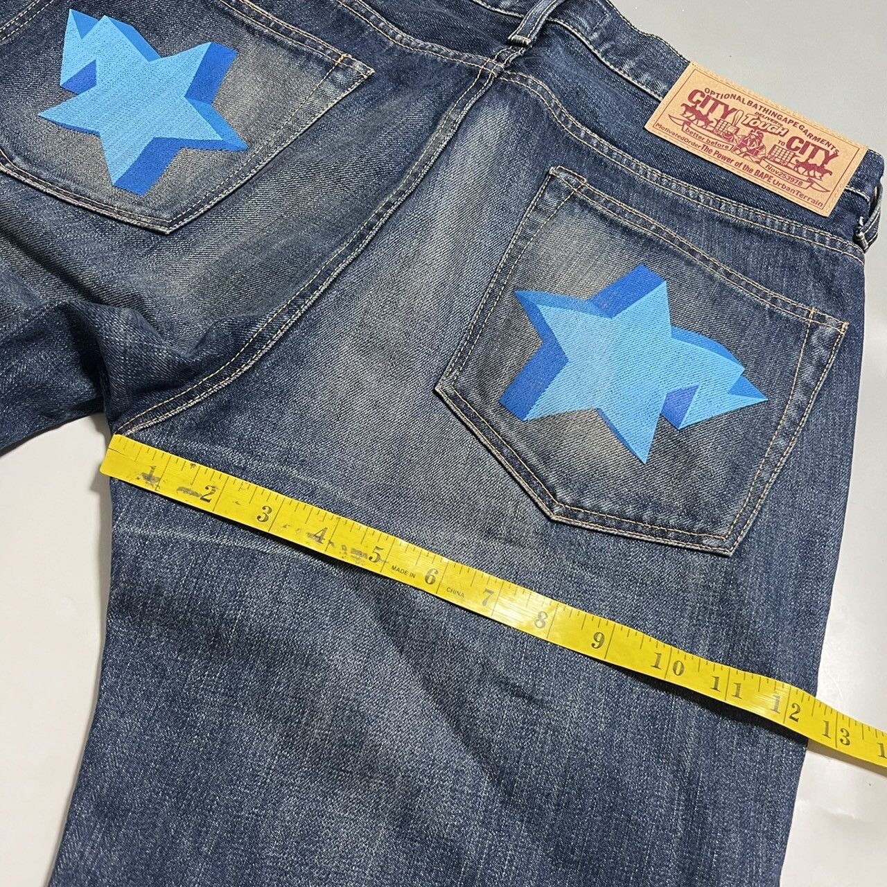 Bape 3D Bape Sta Denim Shorts Size US 32 / EU 48 - 6 Thumbnail