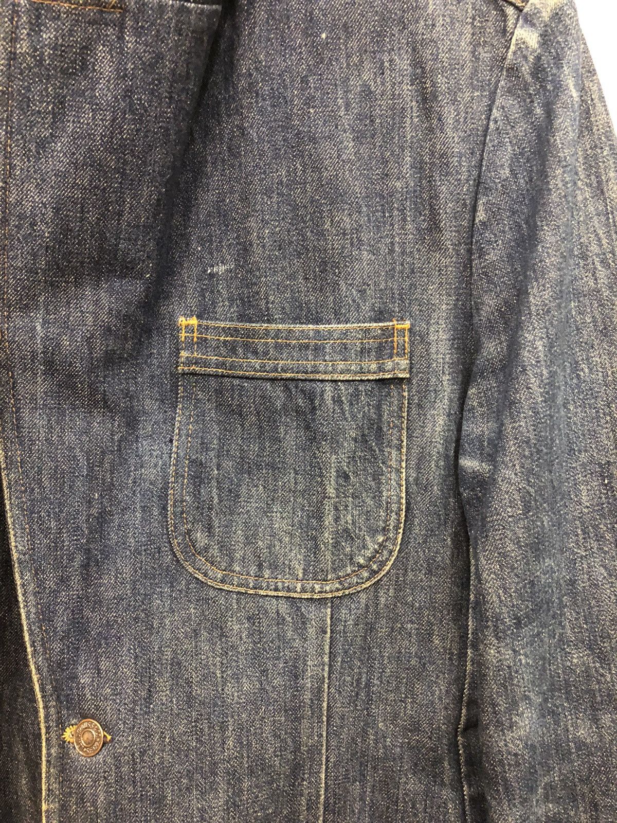 Vintage Levis Clothing Blazer Jacket 70s Orange Tag