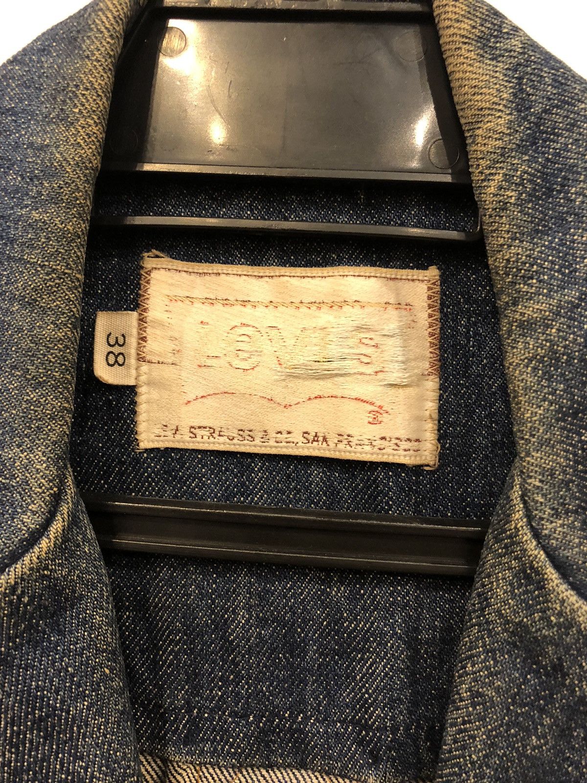 Vintage Levis Clothing Blazer Jacket 70s Orange Tag